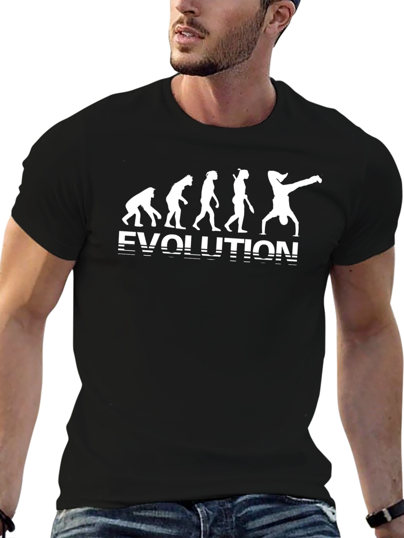 Evolution of Dance Black Graphic Tee