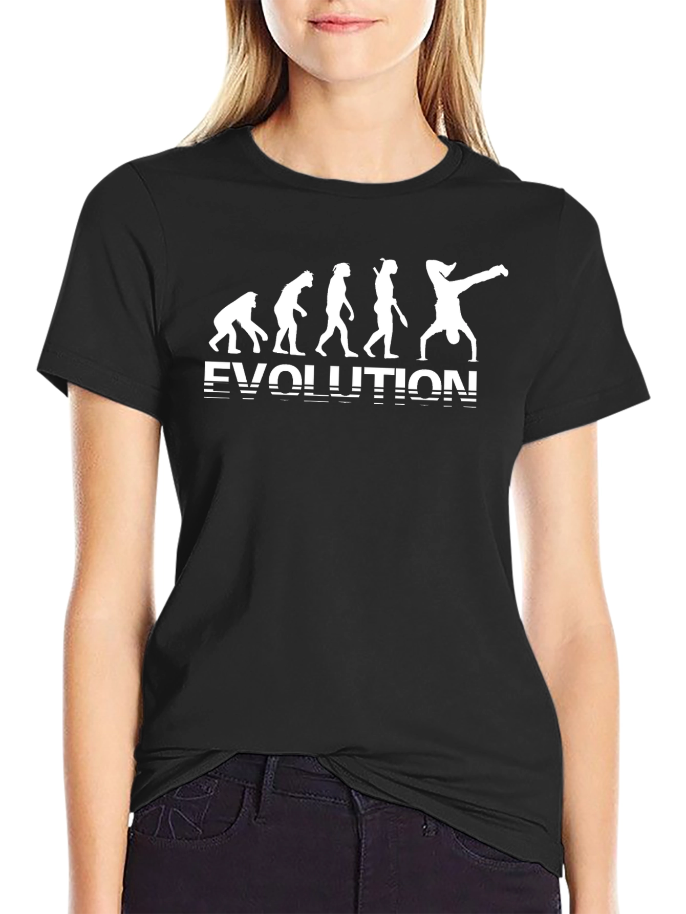 Evolution of Dance Black Graphic Tee