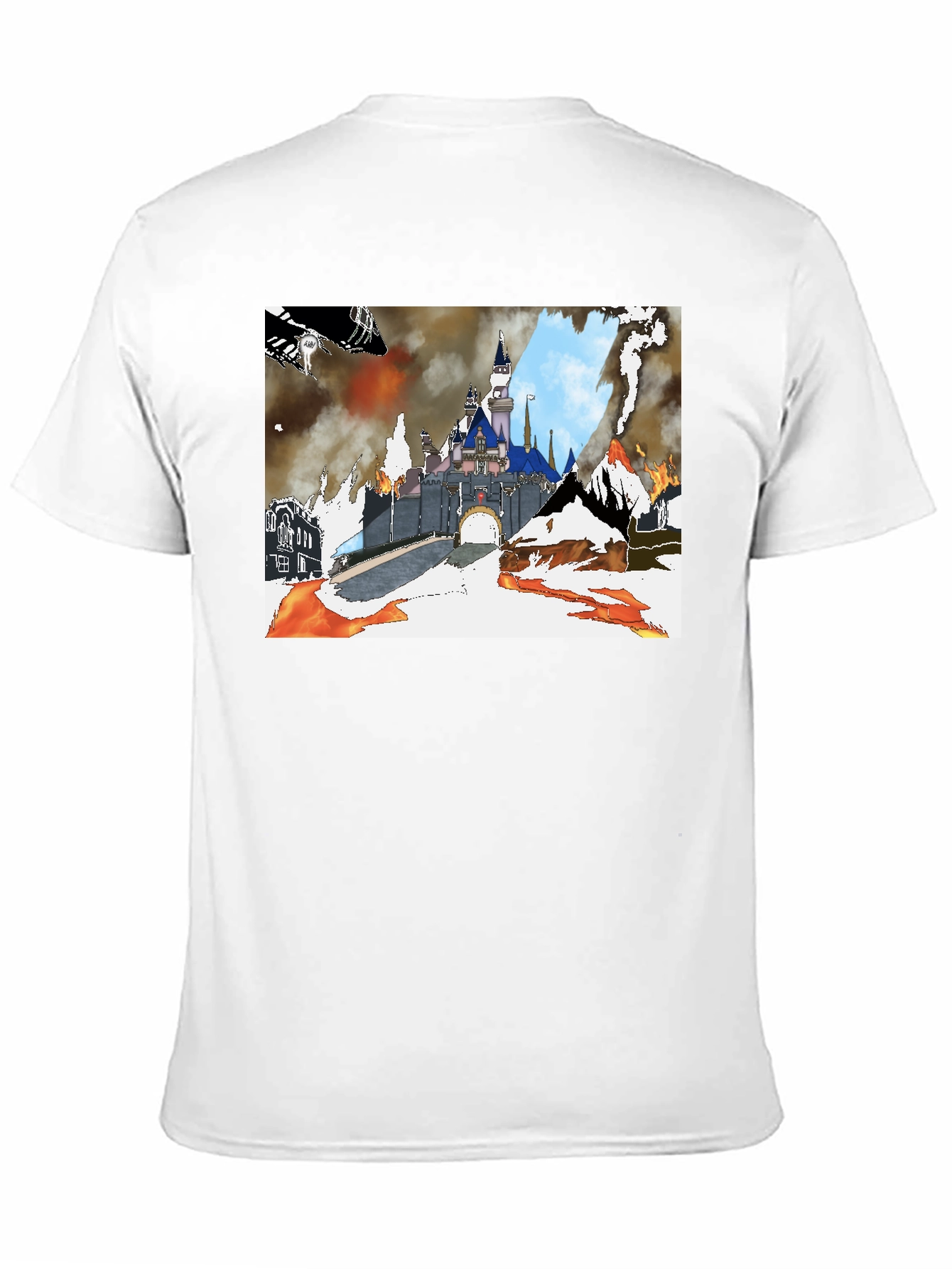 Apocalyptic Castle Graphic Tee - Black