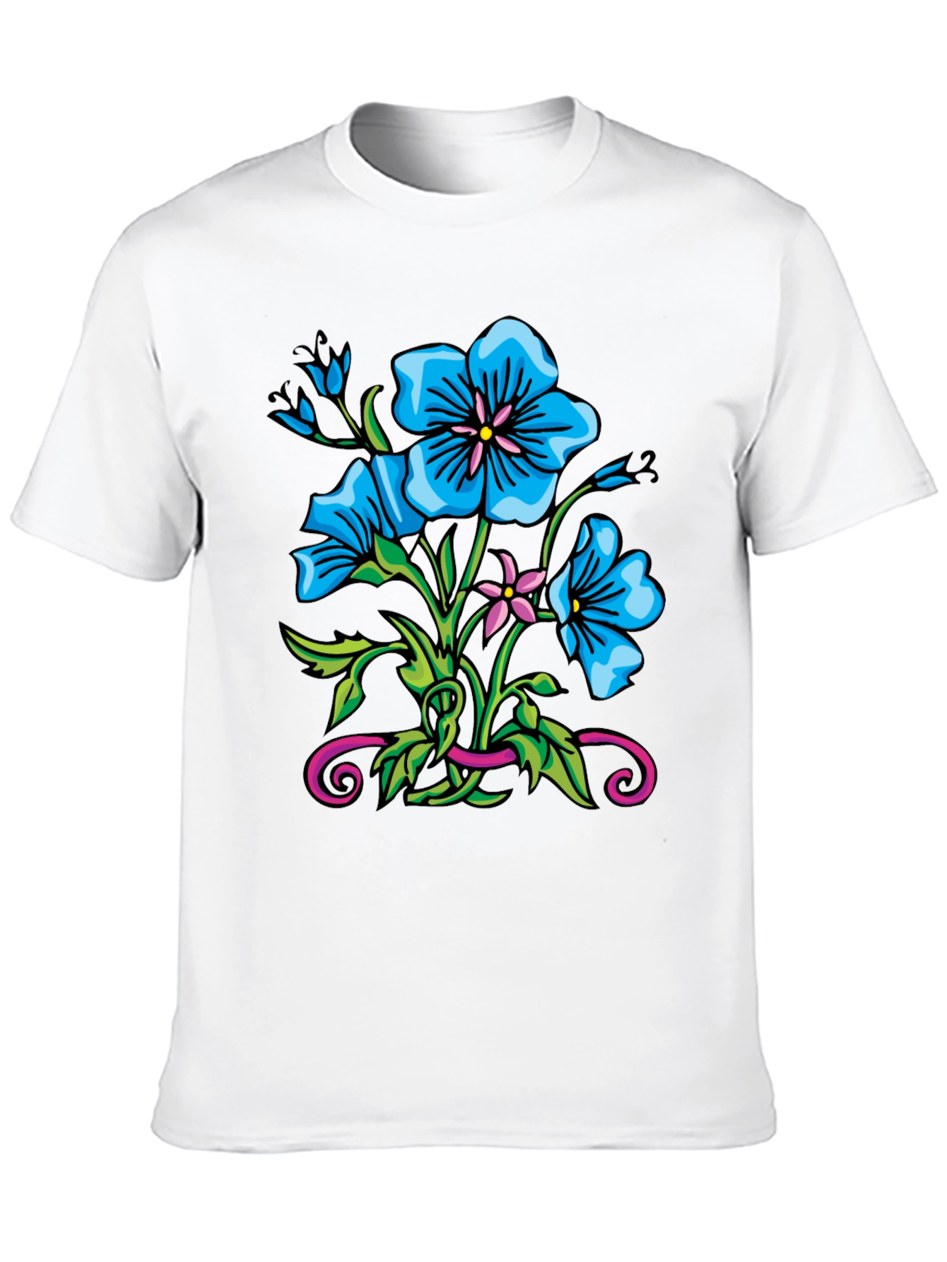 Floral Graphic Print Tee