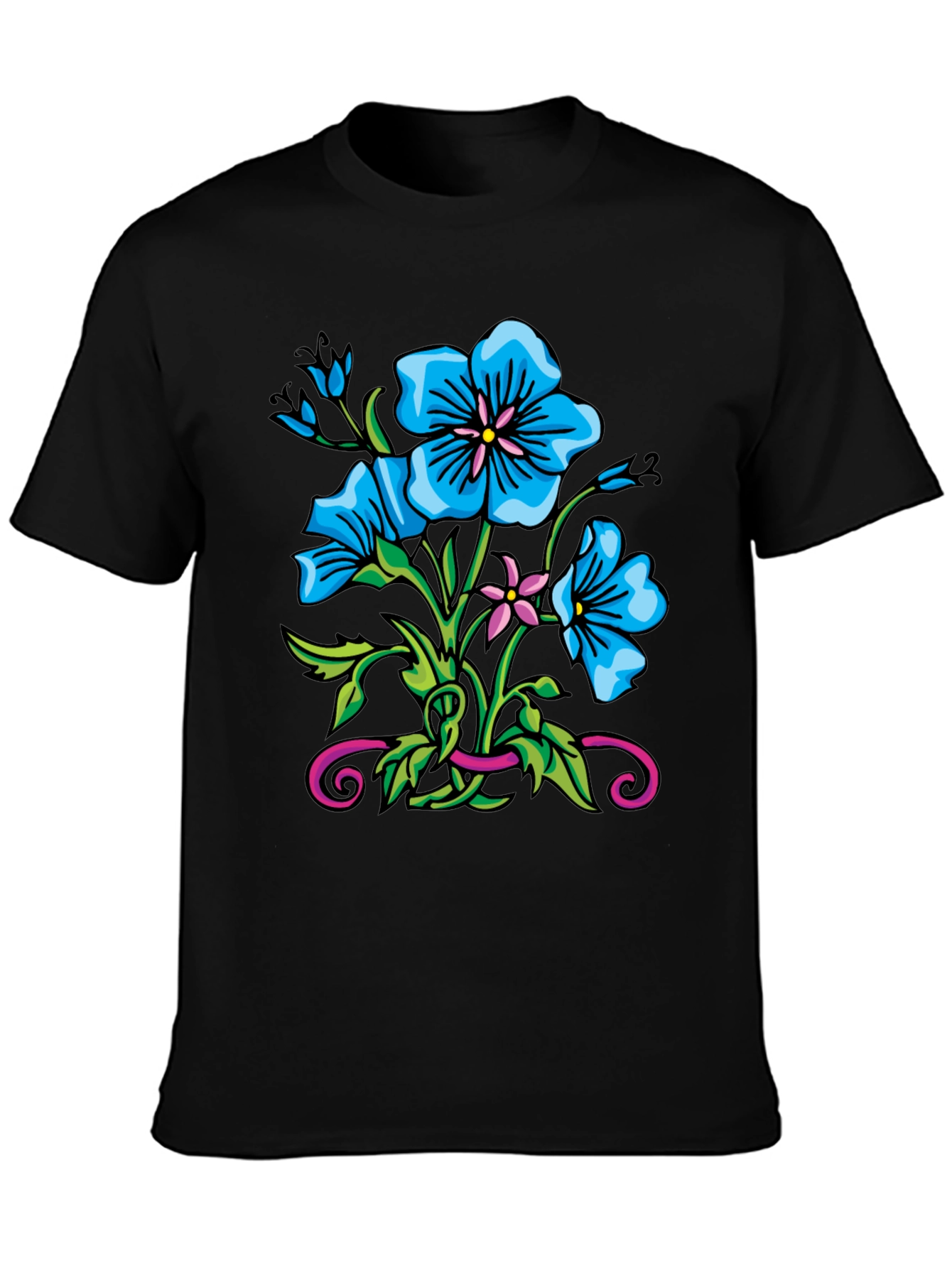 Floral Graphic Print Tee