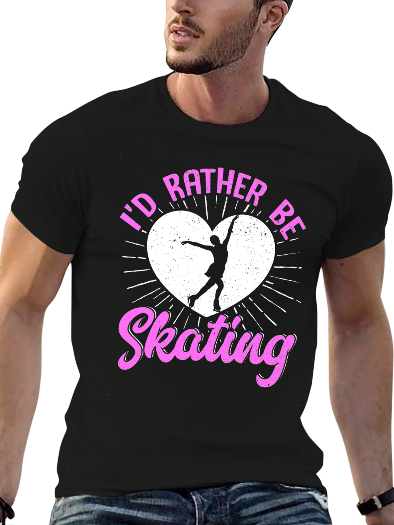 Id Rather Be Skating Graphic Tee
