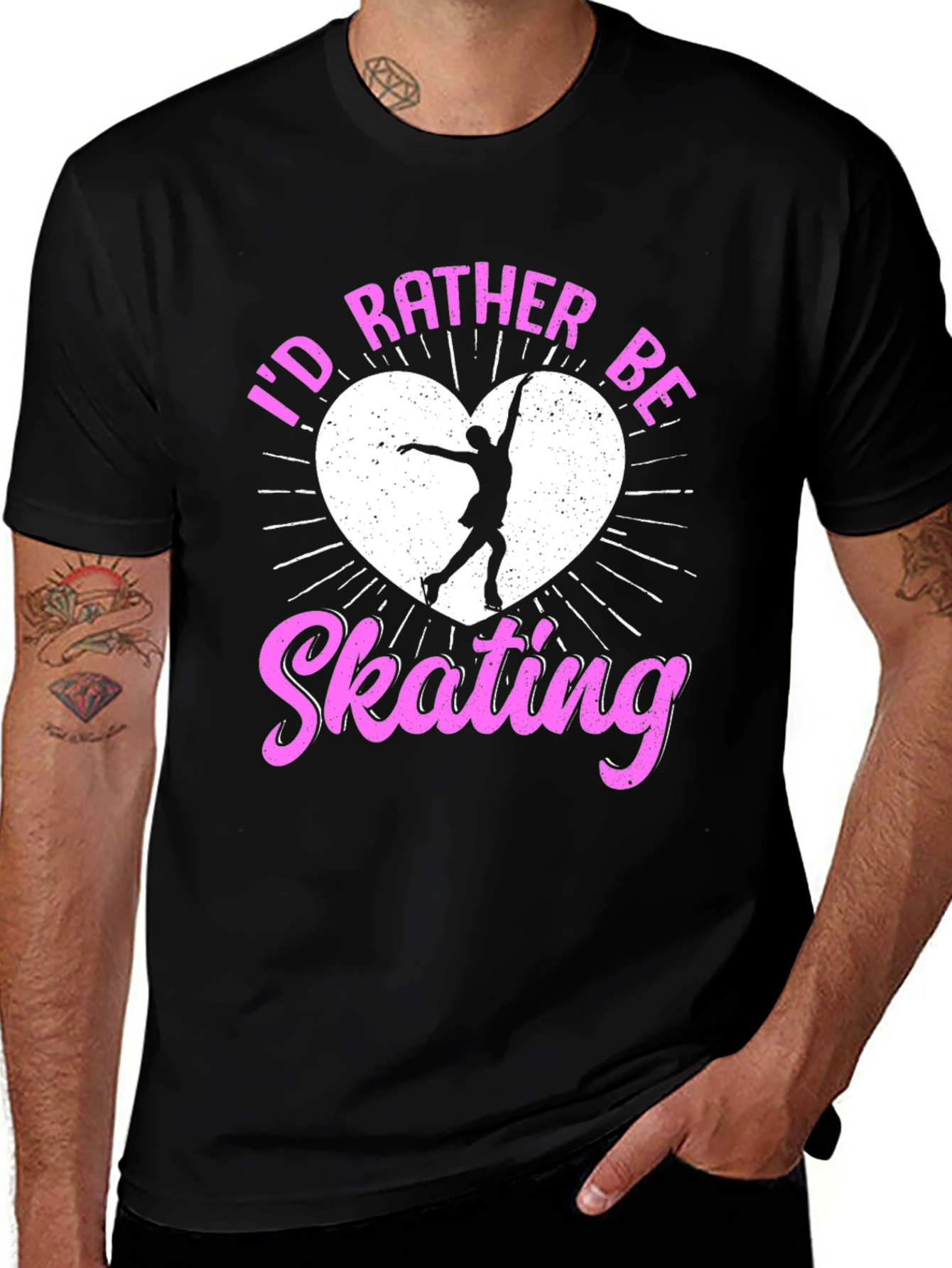 Id Rather Be Skating Graphic Tee