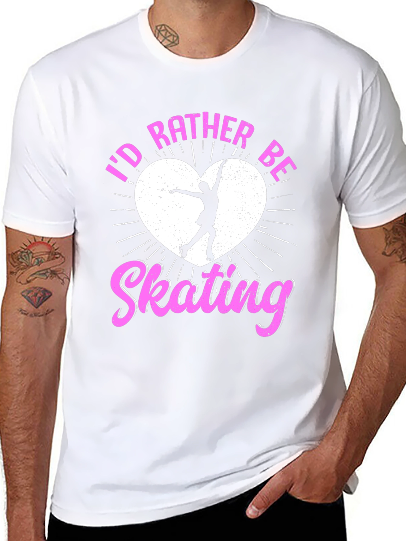 Id Rather Be Skating Graphic Tee