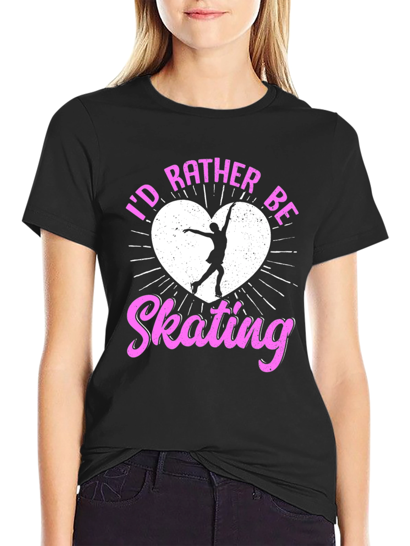 Id Rather Be Skating Graphic Tee