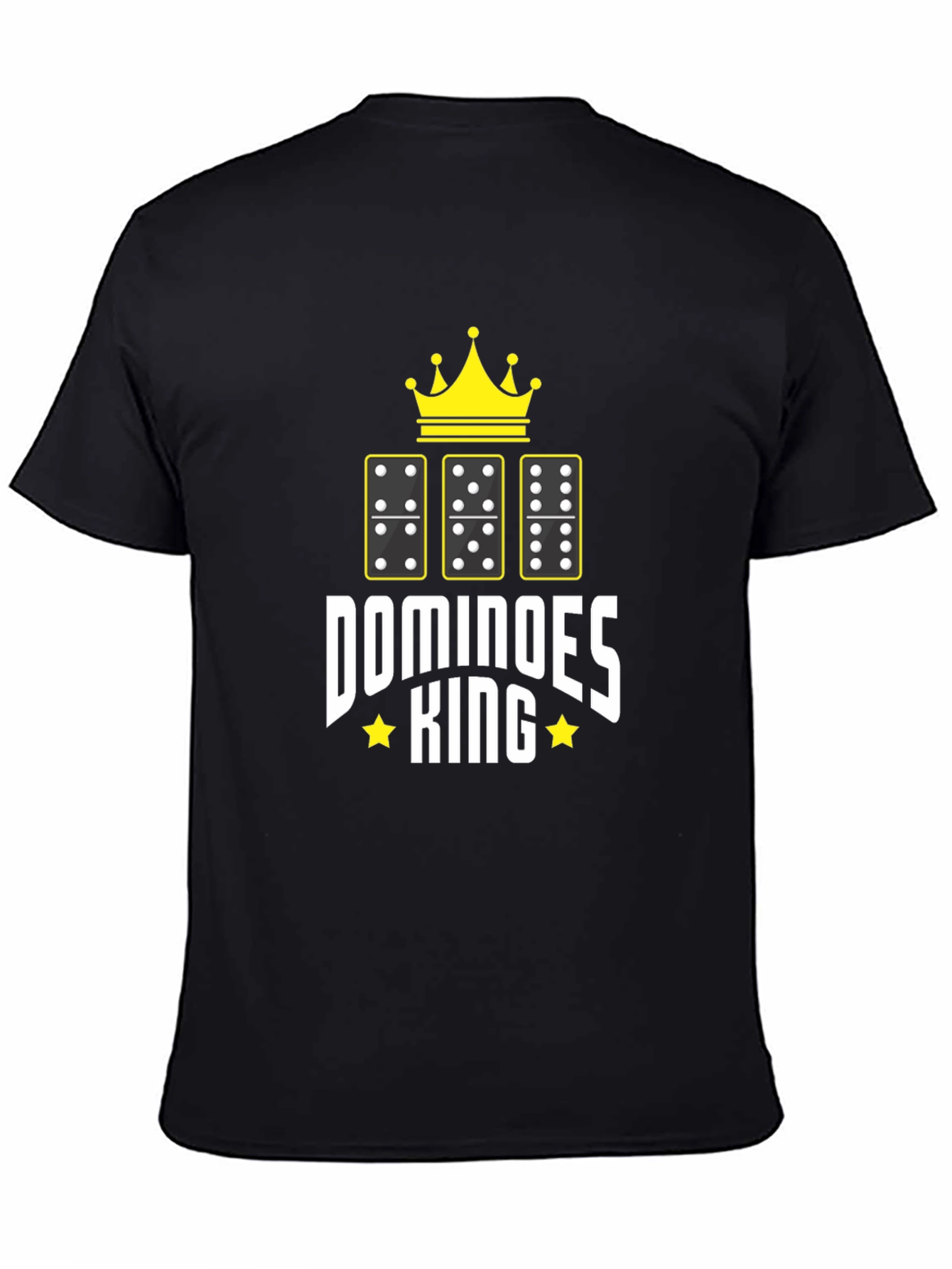 Dominoes King Graphic Tee - Black T-Shirt