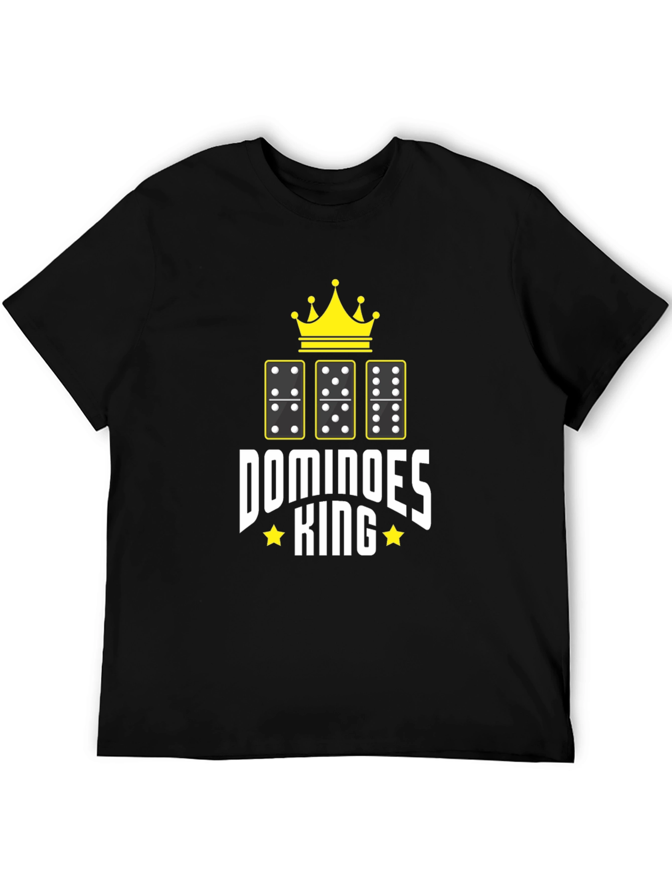 Dominoes King Graphic Tee - Black T-Shirt