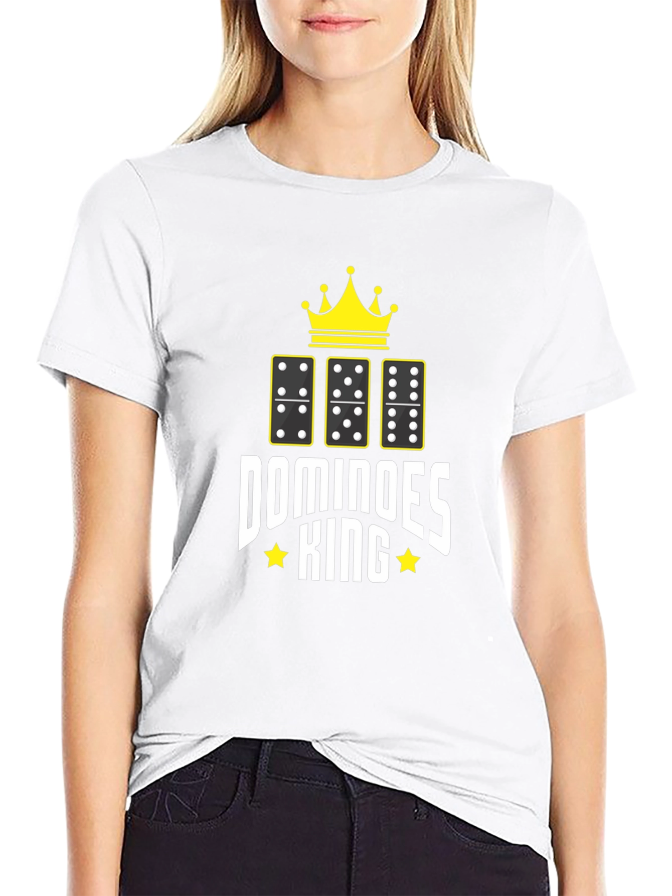 Dominoes King Graphic Tee - Black T-Shirt
