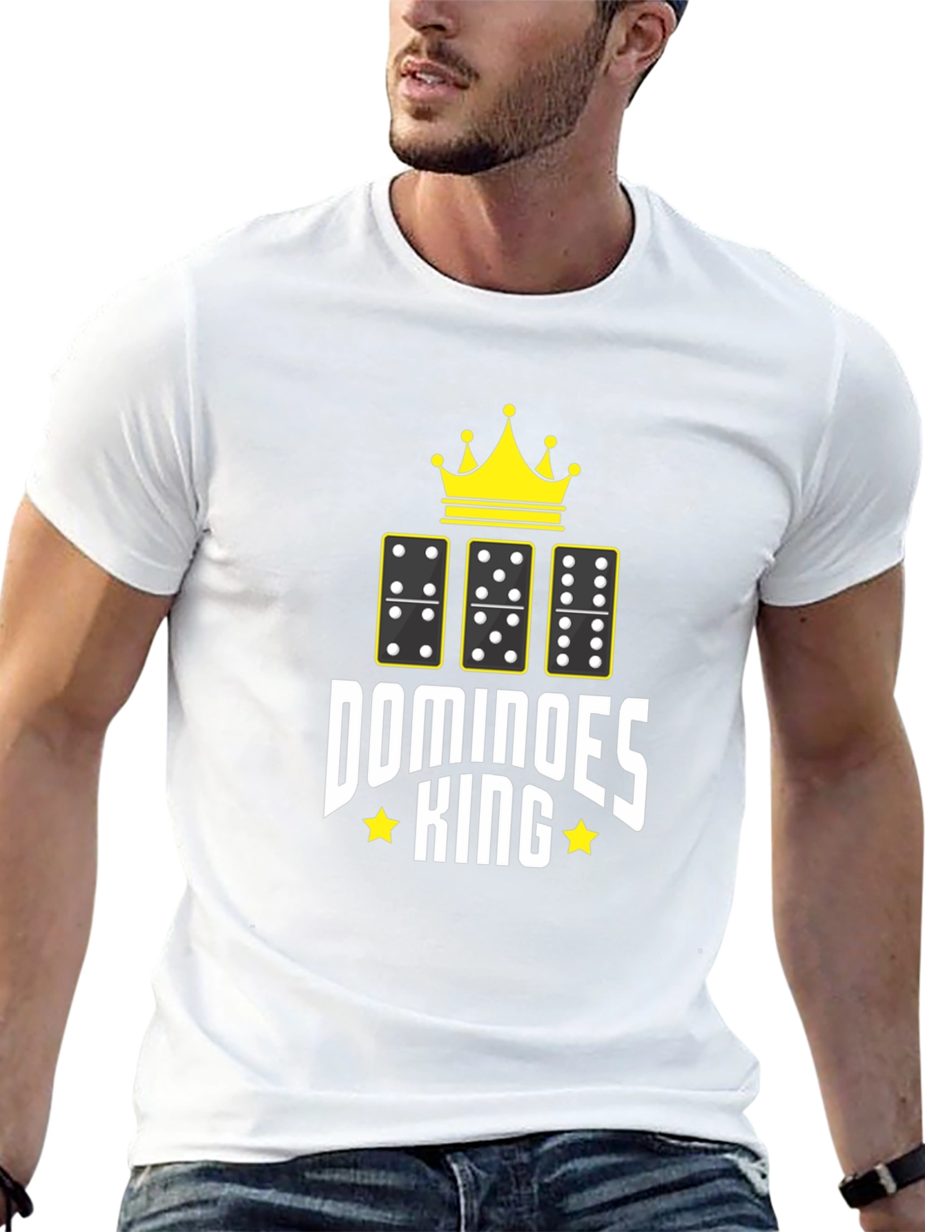 Dominoes King Graphic Tee - Black T-Shirt