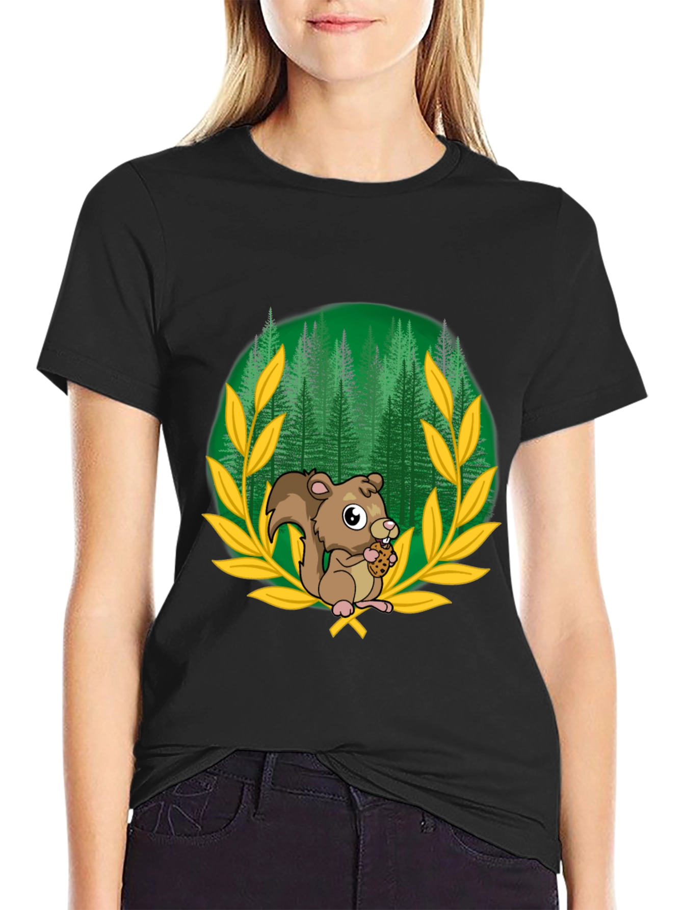 Squirrel Forest Graphic Tee
