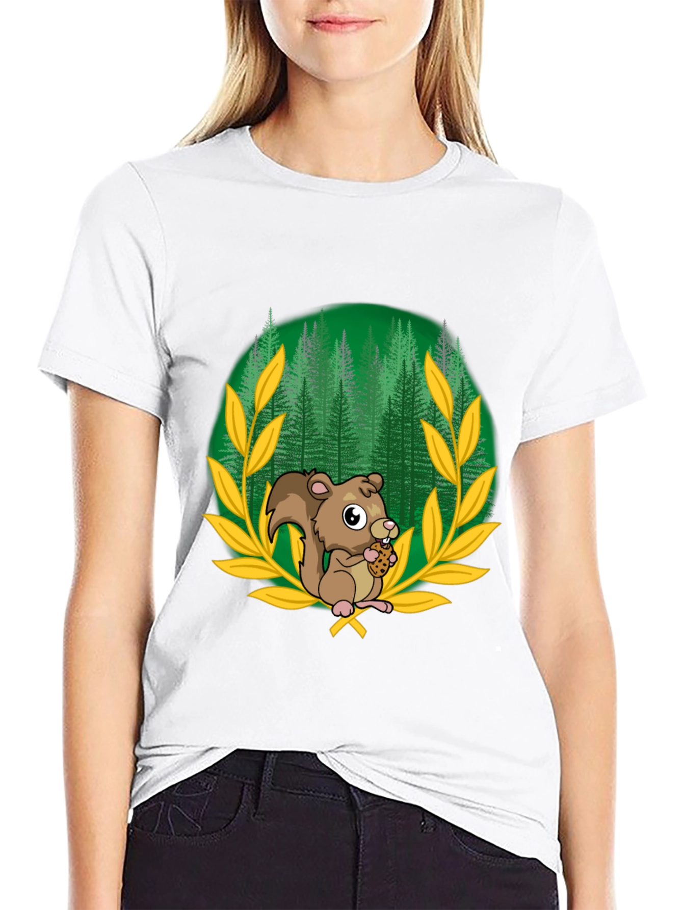 Squirrel Forest Graphic Tee