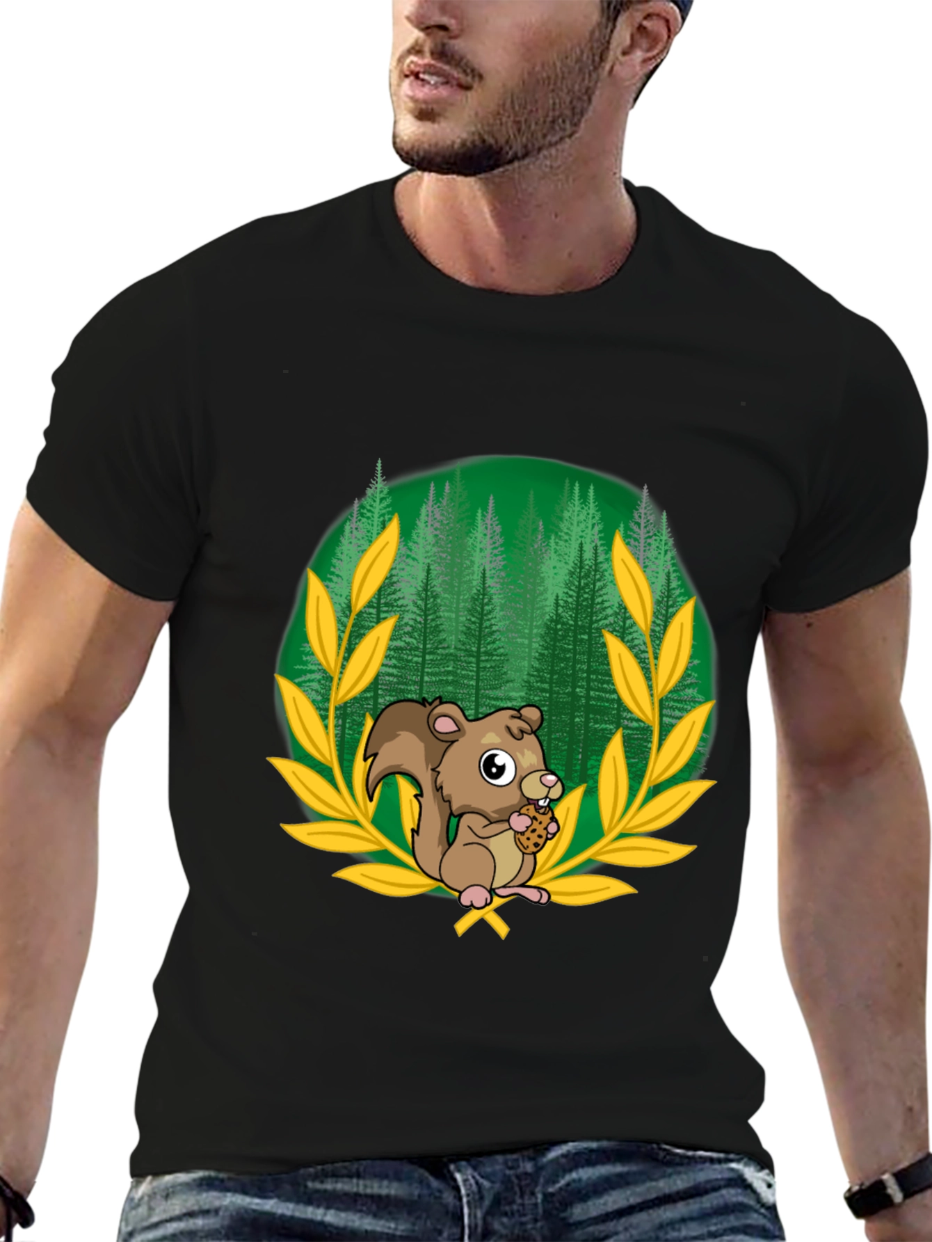 Squirrel Forest Graphic Tee