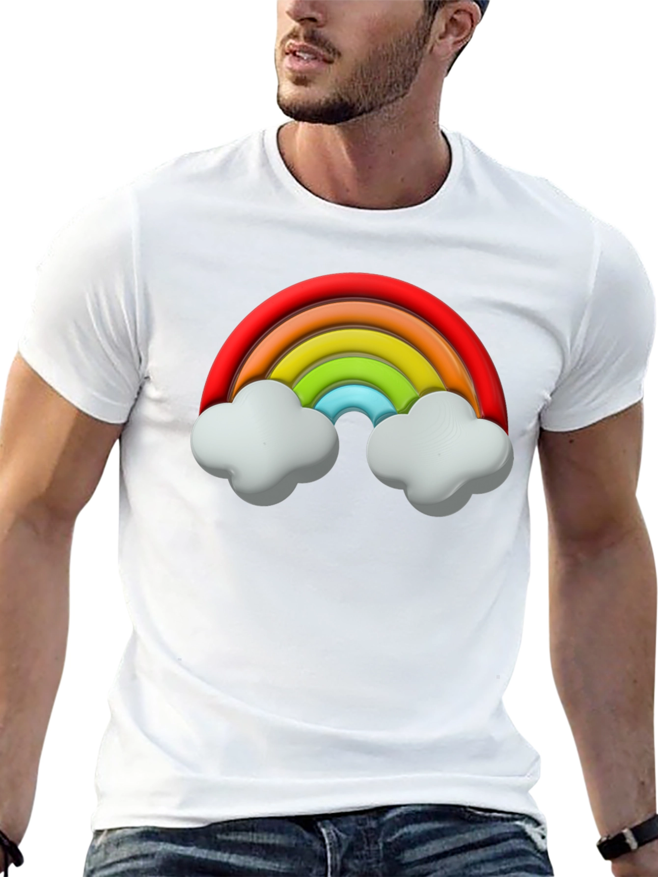 Rainbow Graphic T-Shirt - Fun & Unique Design