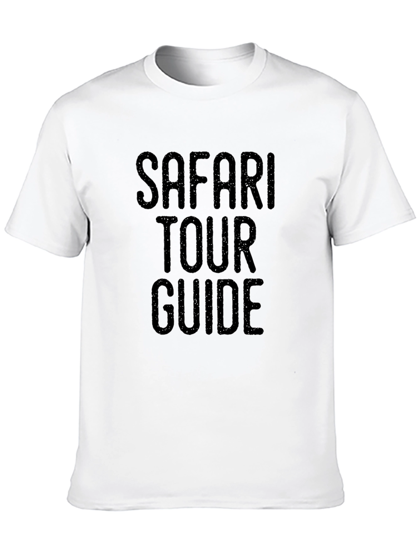 Safari Tour Guide Black T-Shirt