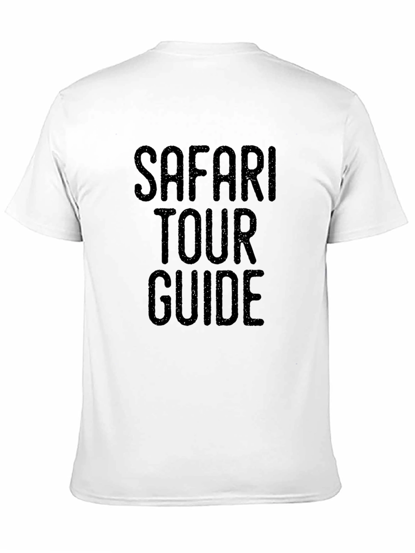 Safari Tour Guide Black T-Shirt