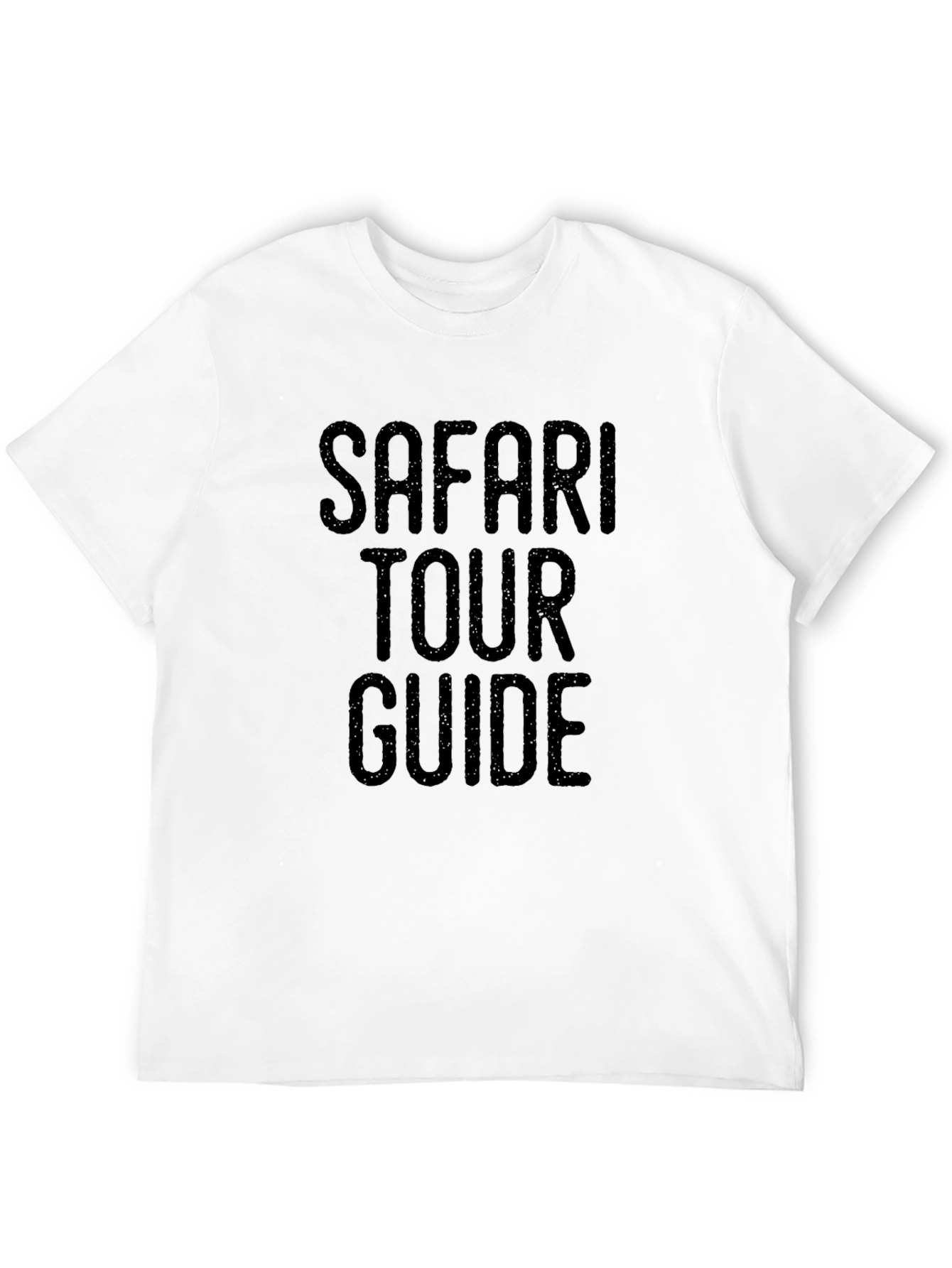 Safari Tour Guide Black T-Shirt