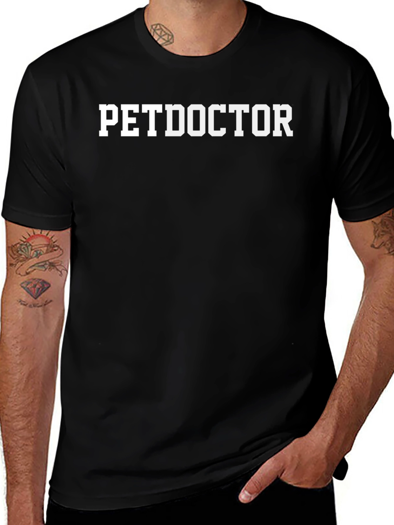 PetDoctor Black T-Shirt