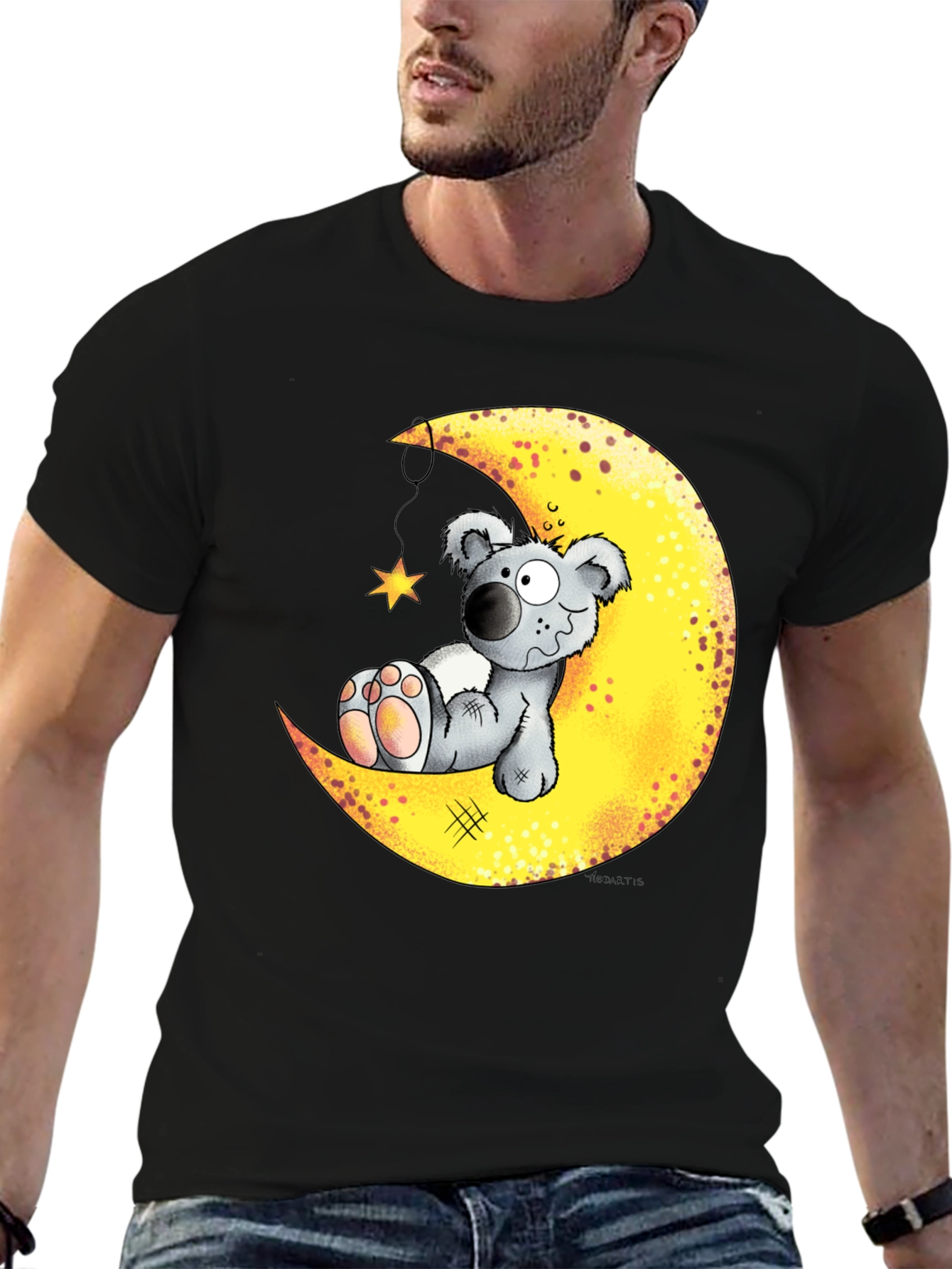 Koala Bear Moon Graphic T-Shirt