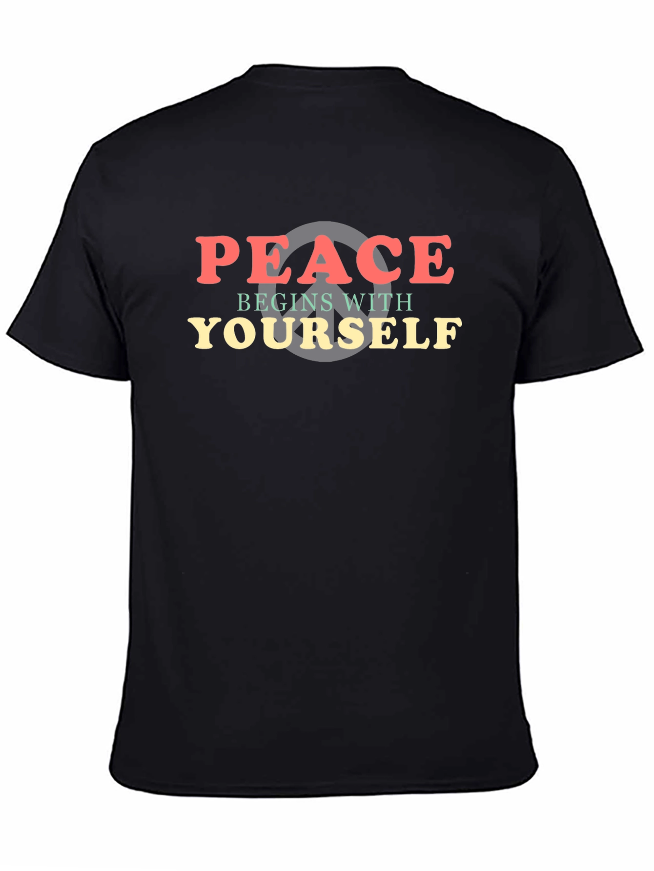 Peace Begins With Yourself Graphic T-Shirt