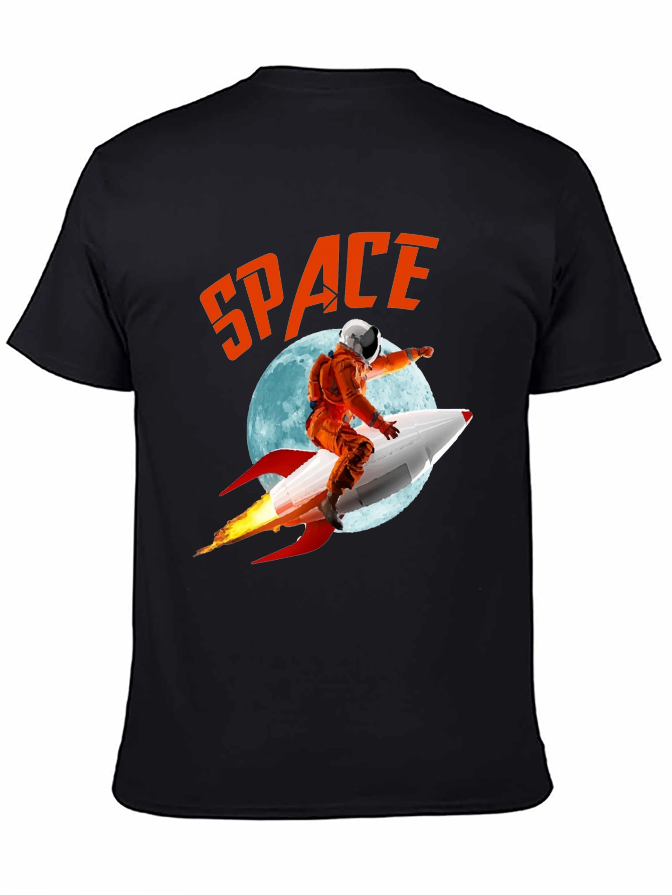 Retro Space Rocket Ride T-Shirt