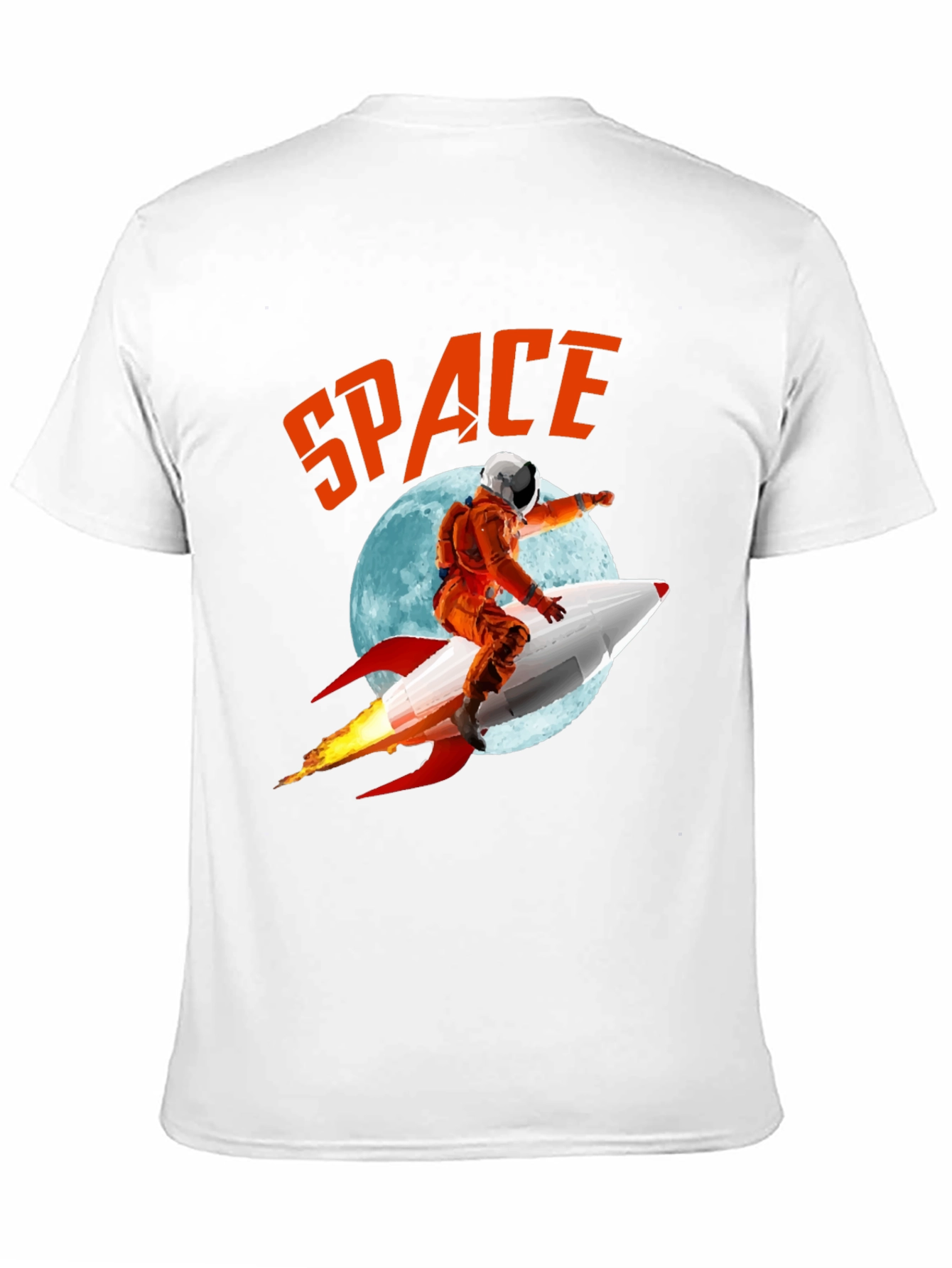 Retro Space Rocket Ride T-Shirt