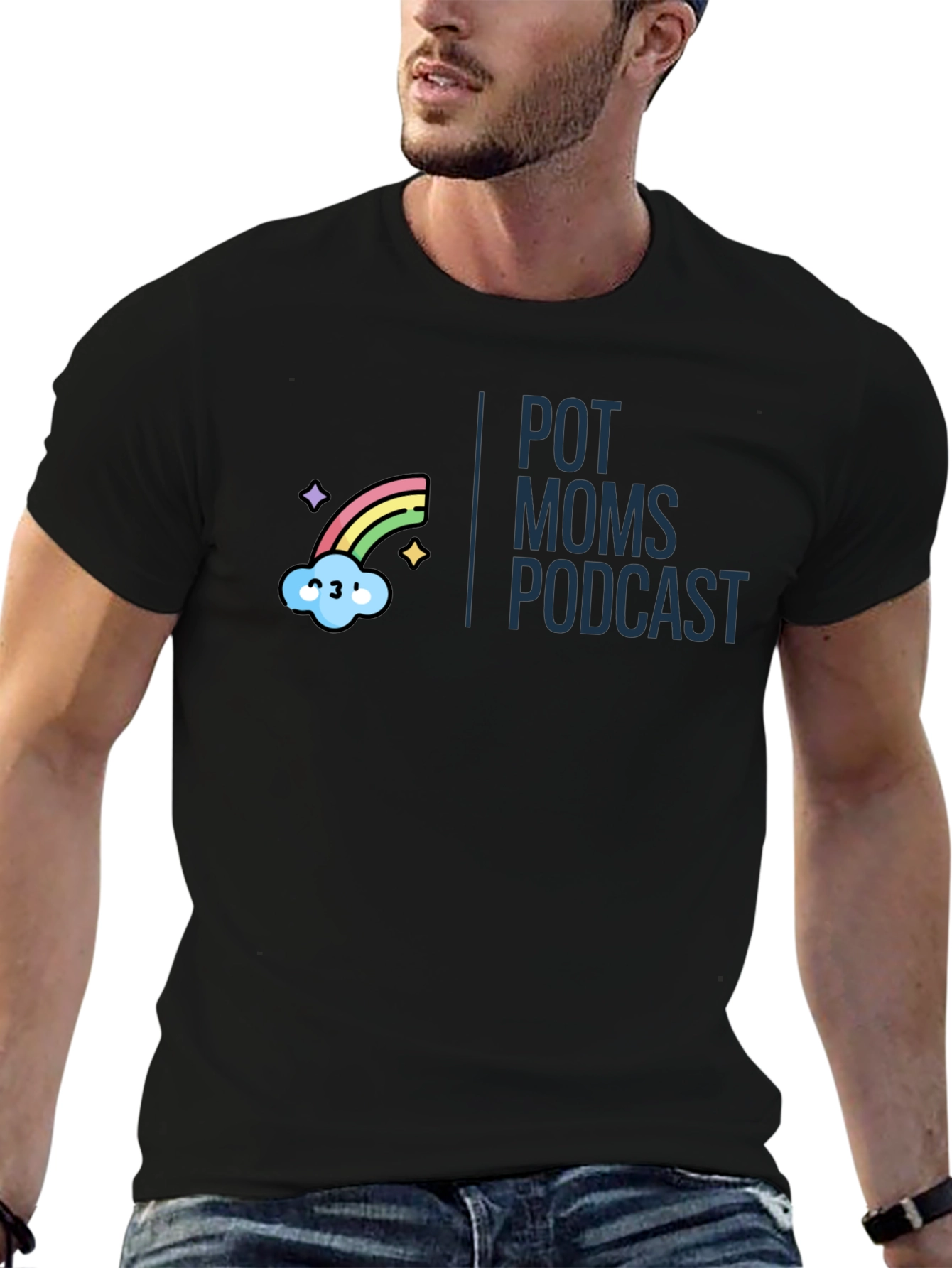 Pot Moms Podcast Graphic T-Shirt