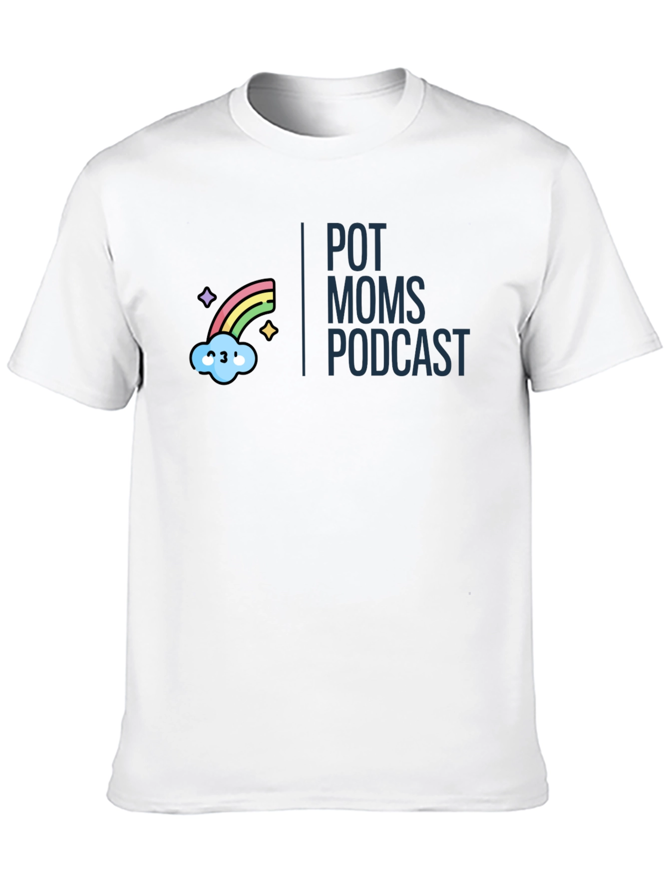 Pot Moms Podcast Graphic T-Shirt