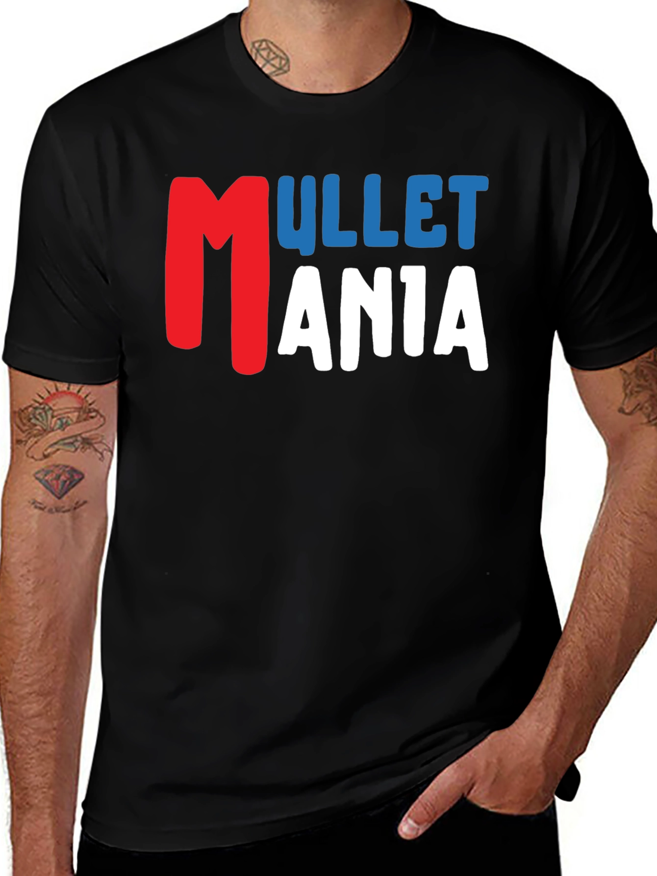 Mullet Mania T-Shirt - Bold & Funny Graphic Tee