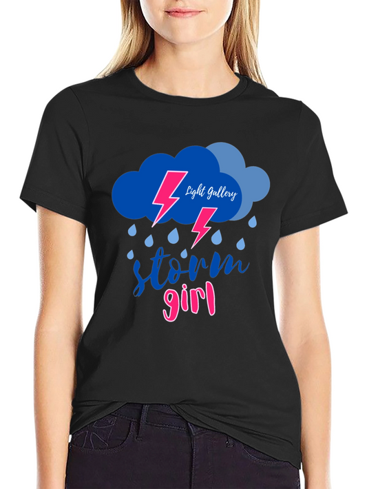 Storm Girl Graphic Tee - Stylish & Unique Design