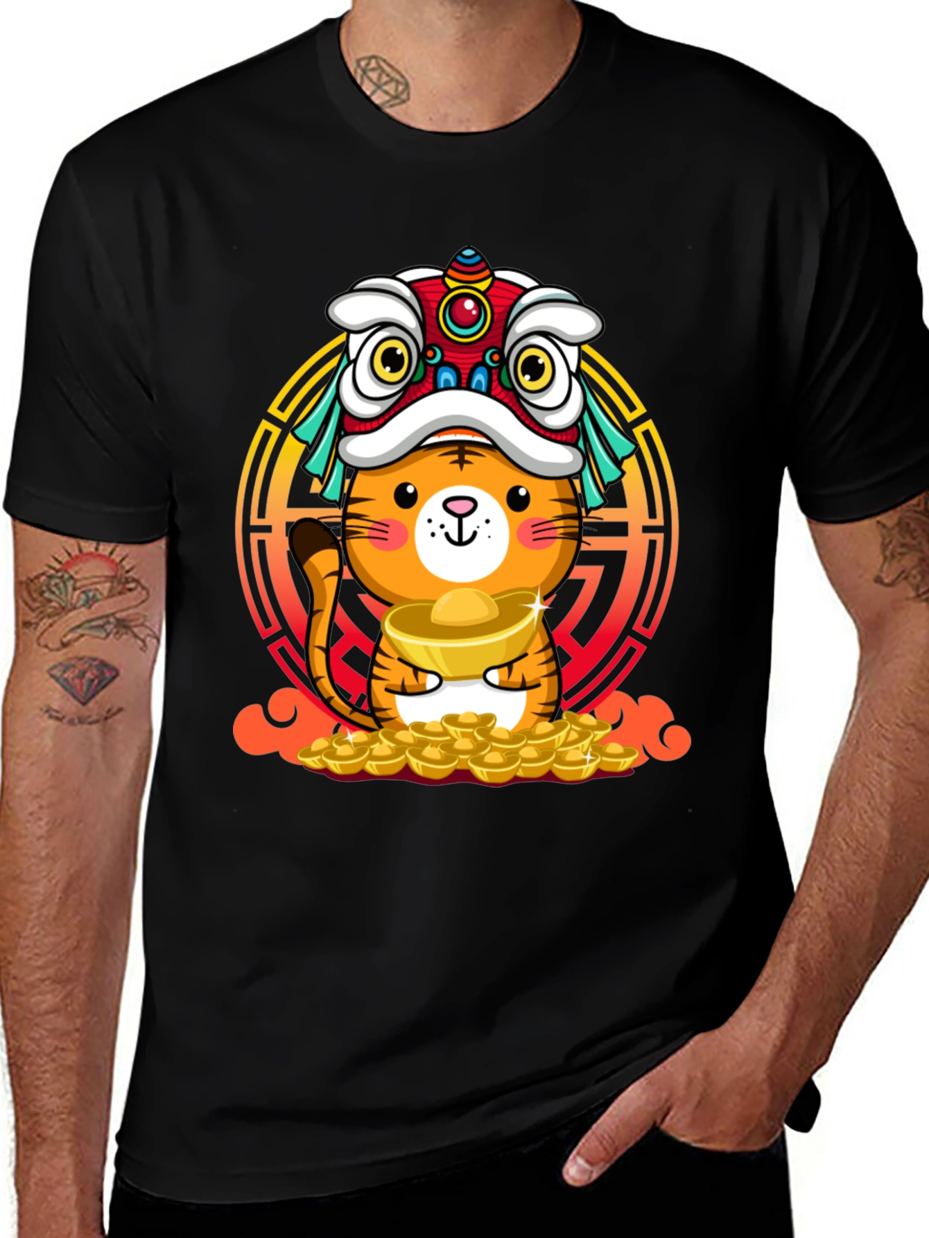 Lucky Tiger Tee - Chinese New Year