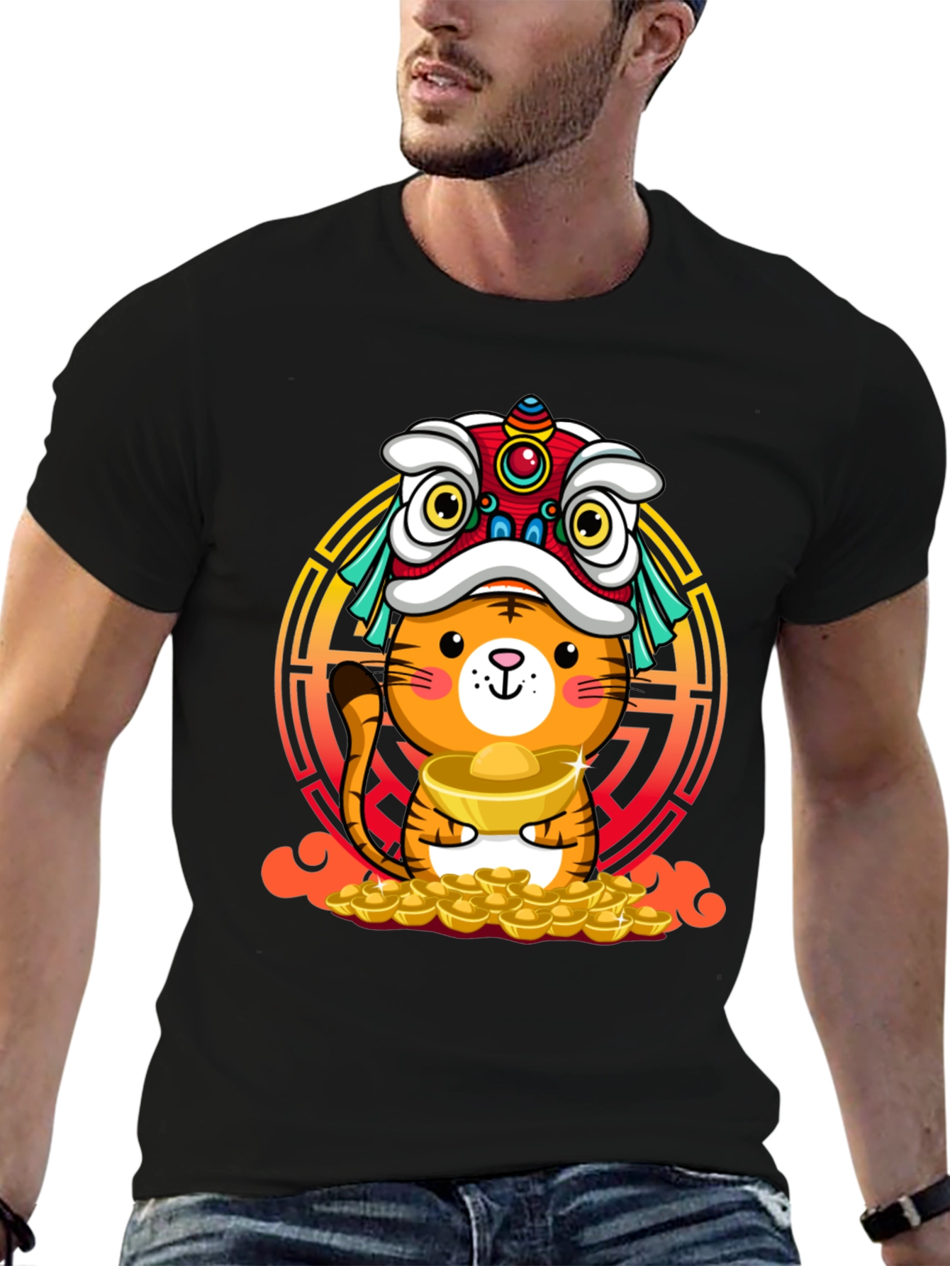 Lucky Tiger Tee - Chinese New Year