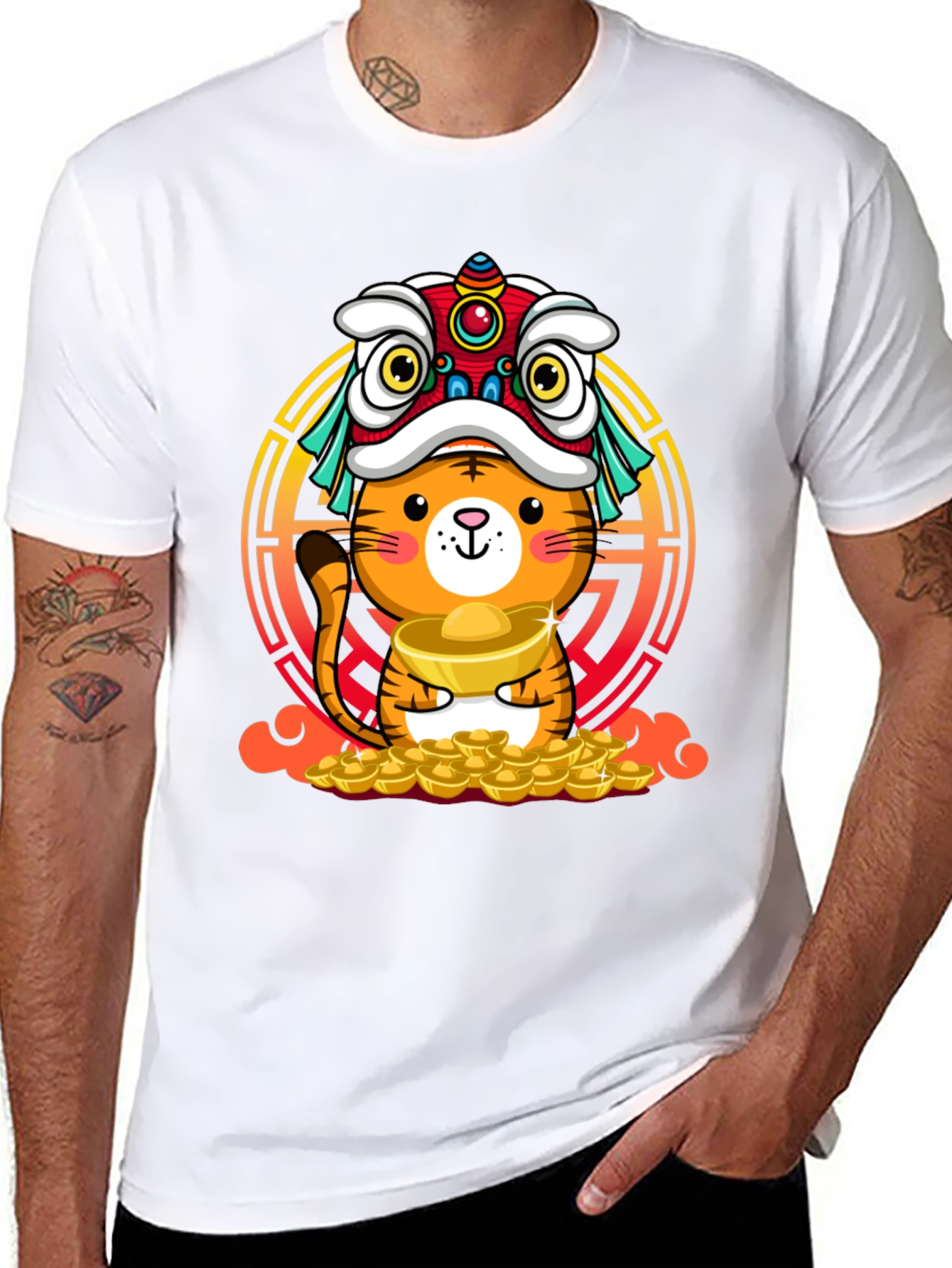 Lucky Tiger Tee - Chinese New Year