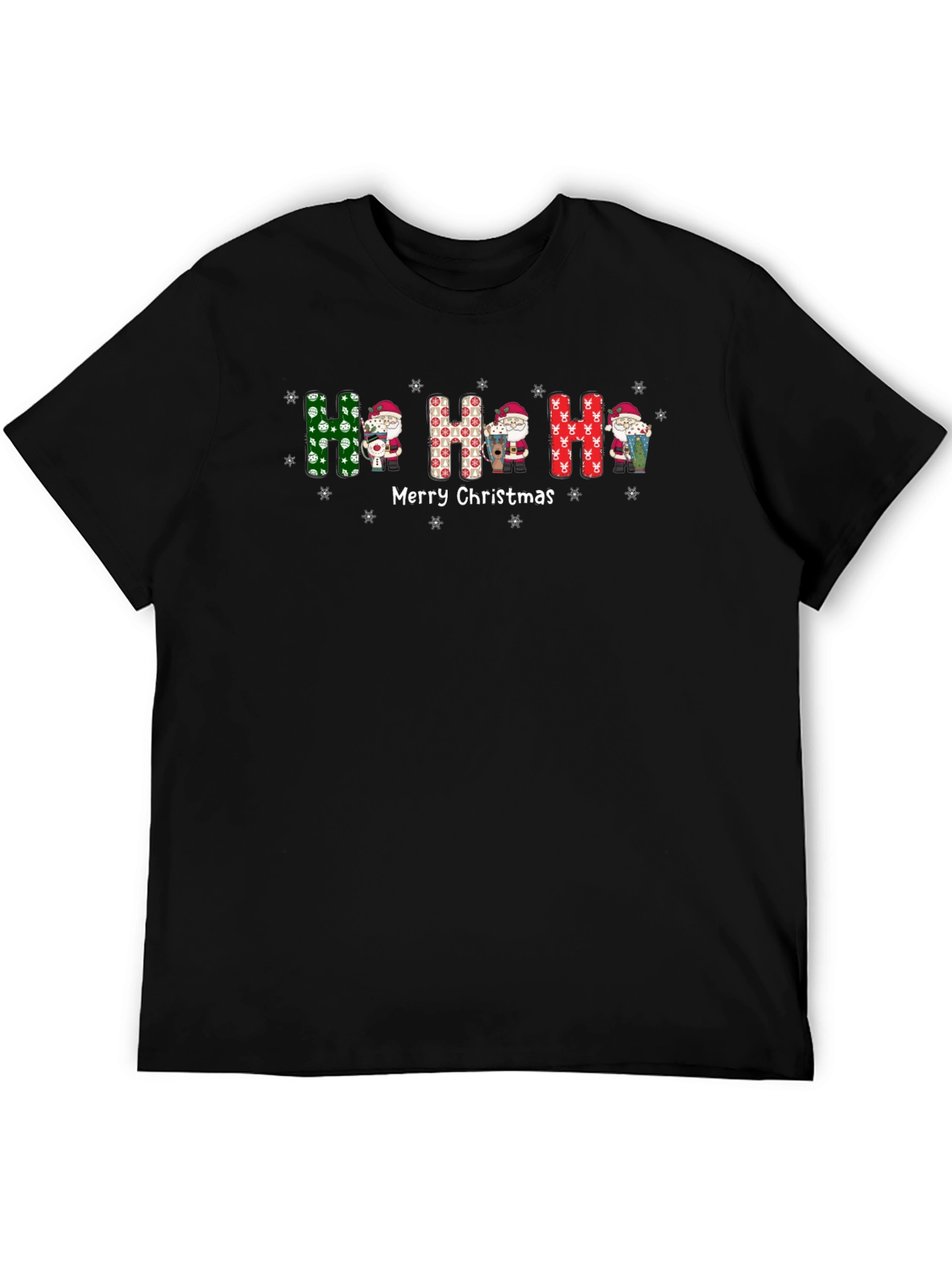 Festive Ho Ho Ho Merry Christmas T-Shirt