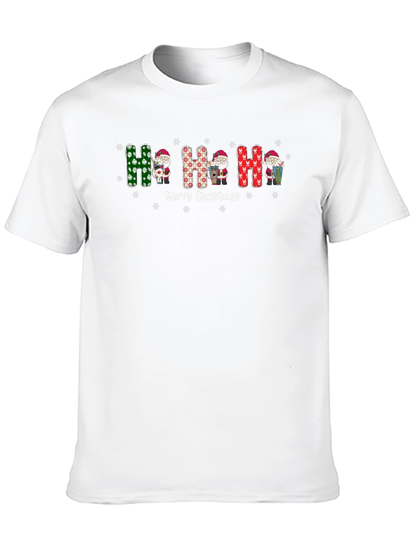 Festive Ho Ho Ho Merry Christmas T-Shirt