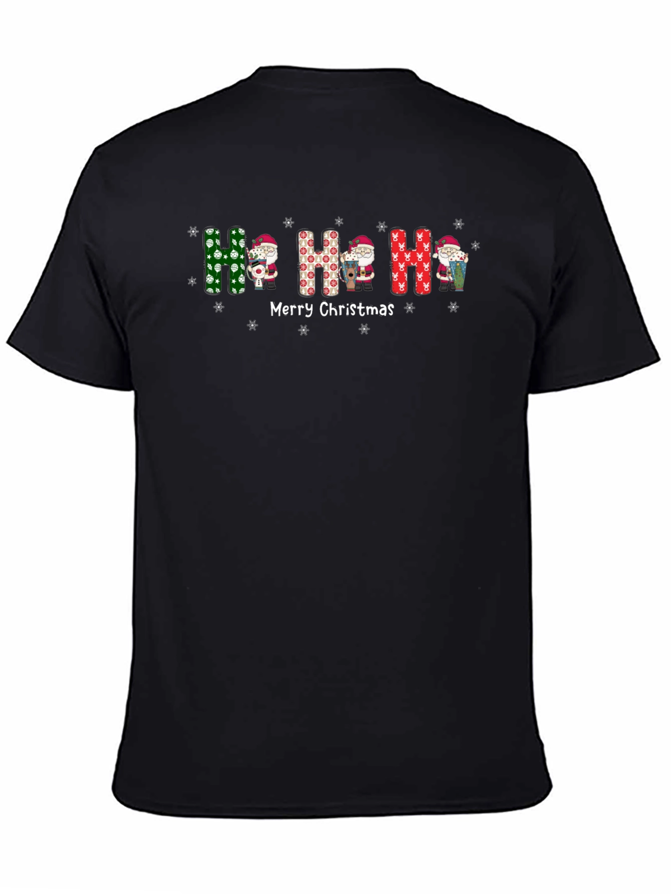Festive Ho Ho Ho Merry Christmas T-Shirt