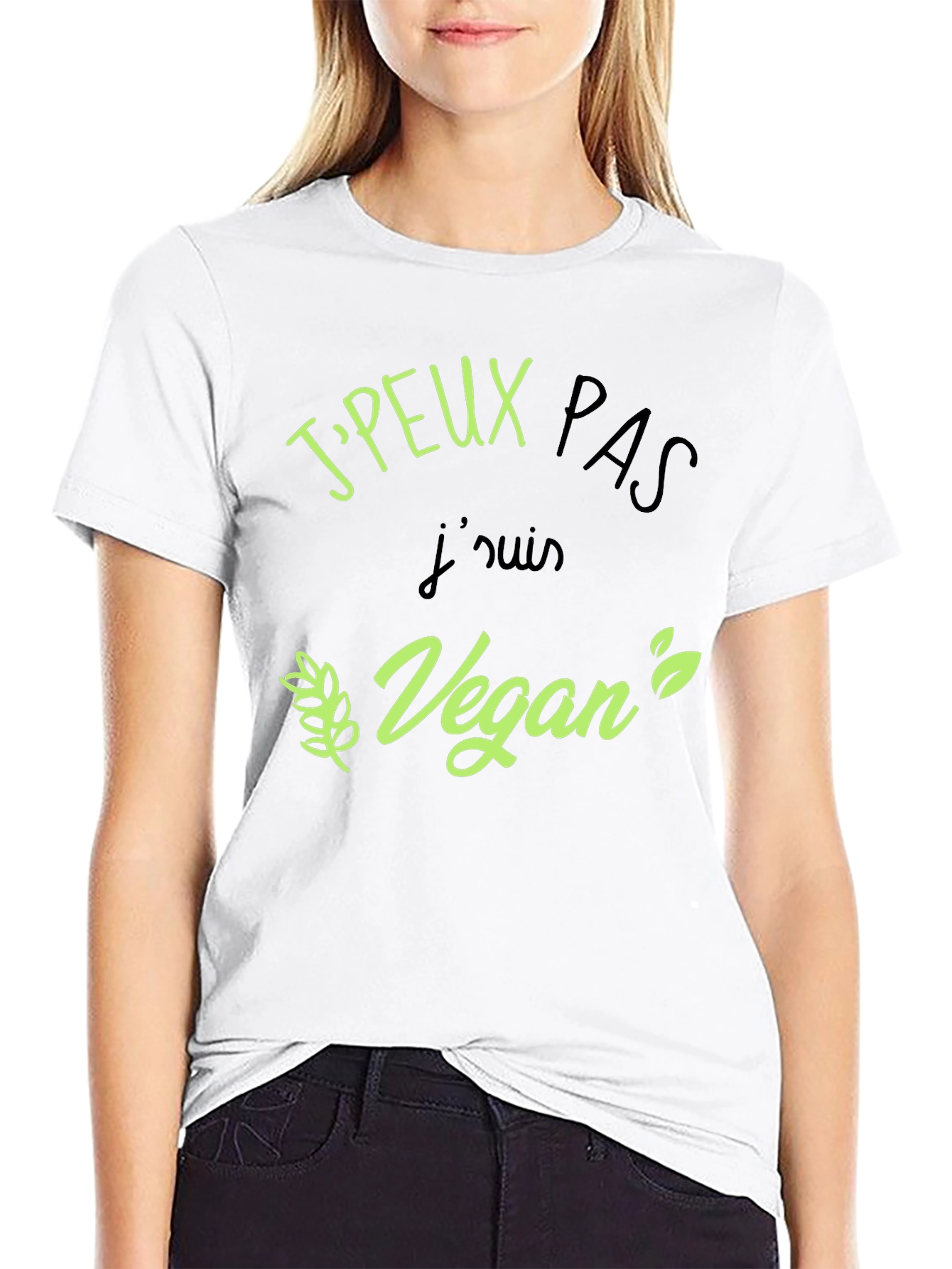 Vegan Statement Black T-Shirt