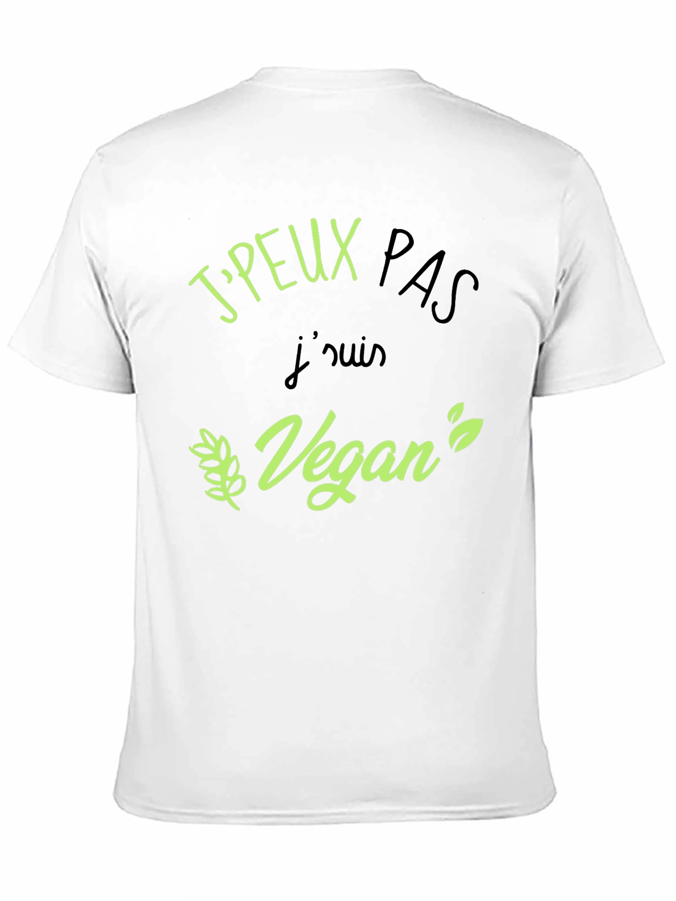 Vegan Statement Black T-Shirt