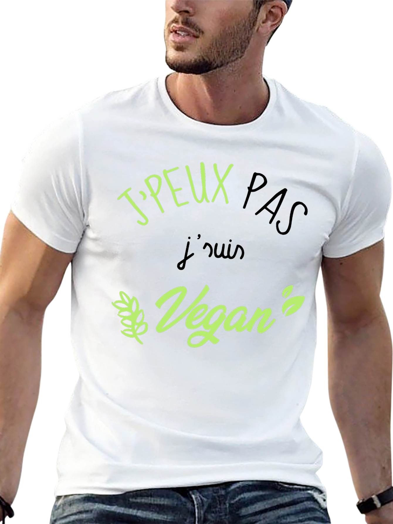 Vegan Statement Black T-Shirt