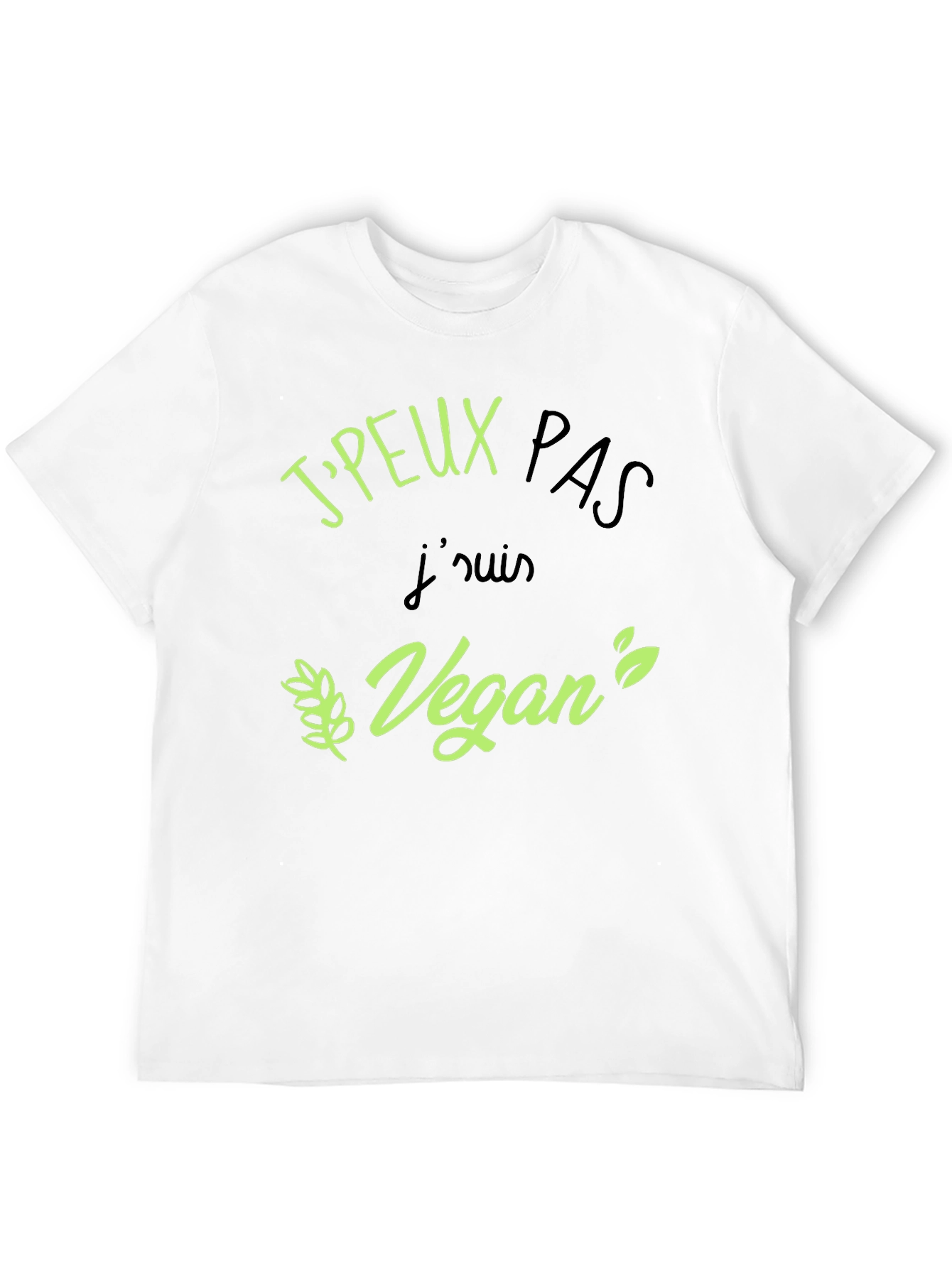 Vegan Statement Black T-Shirt
