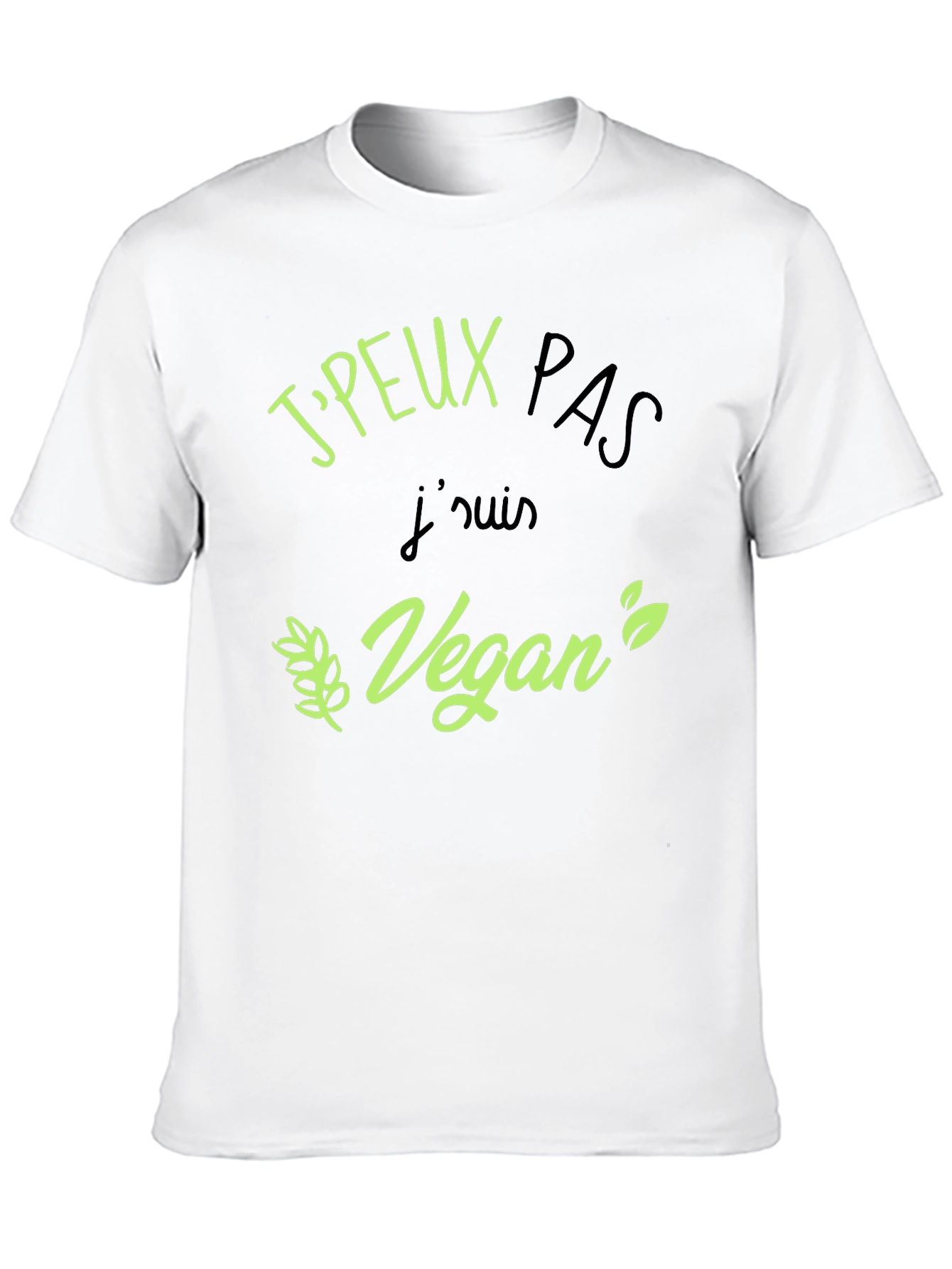 Vegan Statement Black T-Shirt