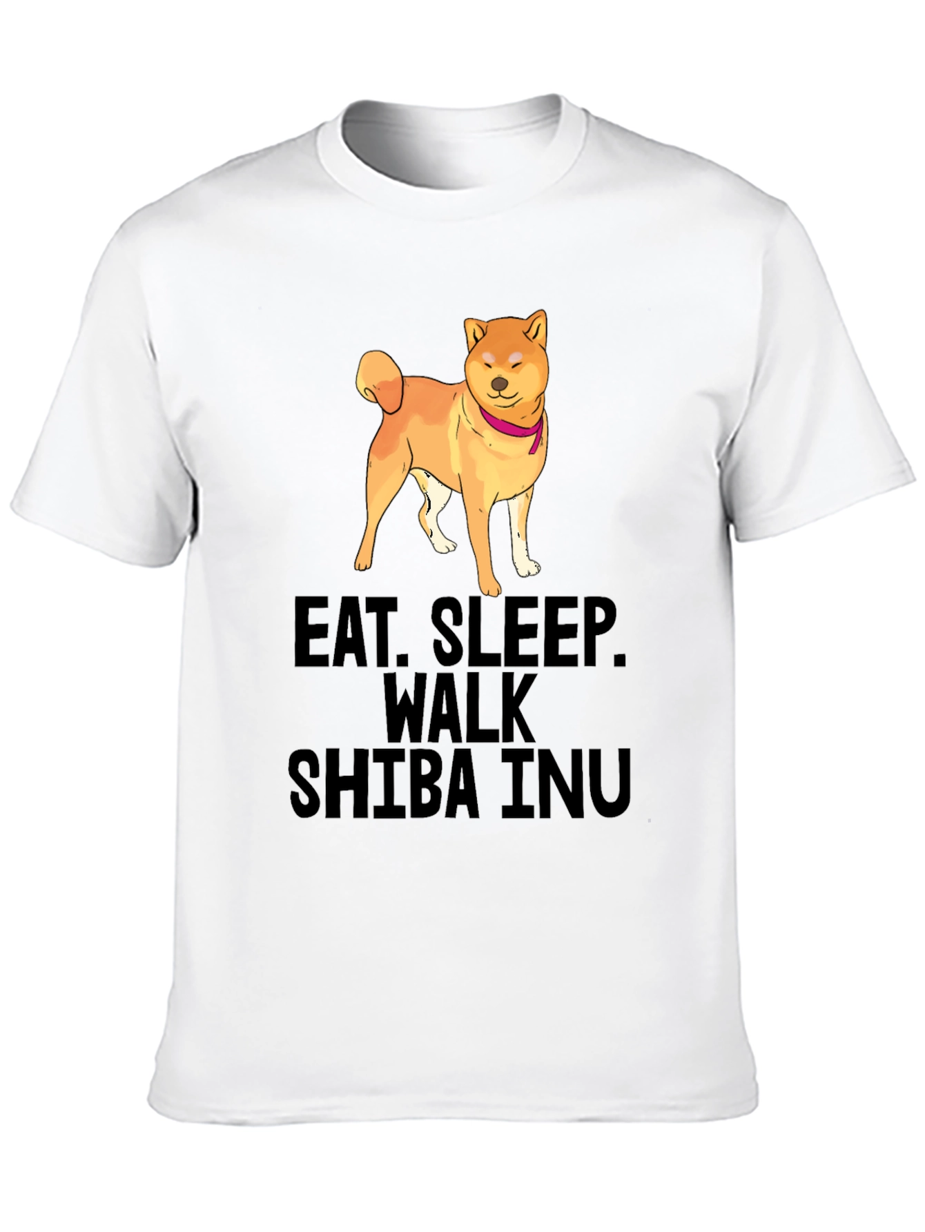 Eat Sleep Walk Shiba Inu T-Shirt