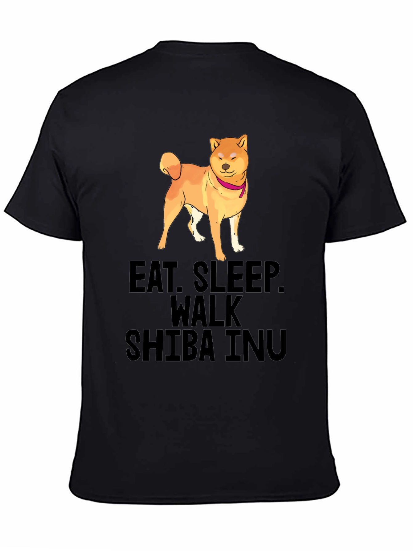 Eat Sleep Walk Shiba Inu T-Shirt