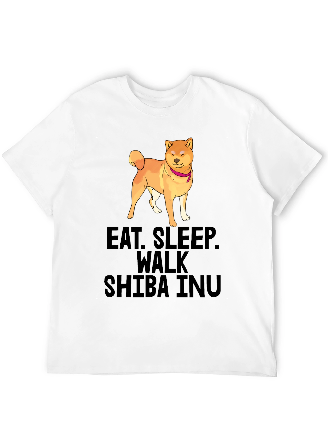 Eat Sleep Walk Shiba Inu T-Shirt