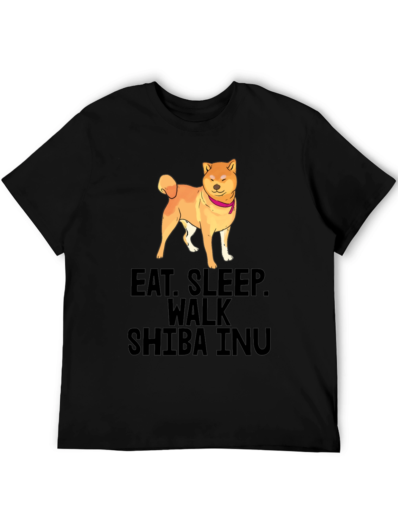 Eat Sleep Walk Shiba Inu T-Shirt