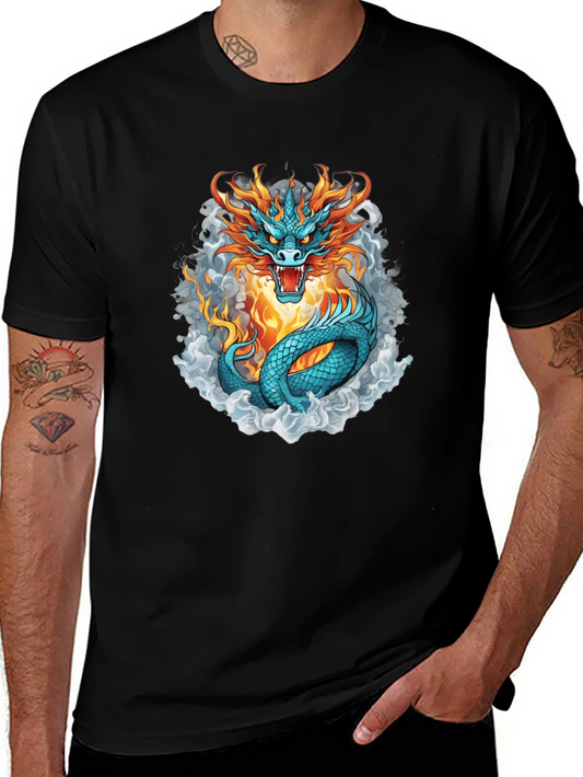 Dragon Fire T-Shirt - Cool Graphic Tee