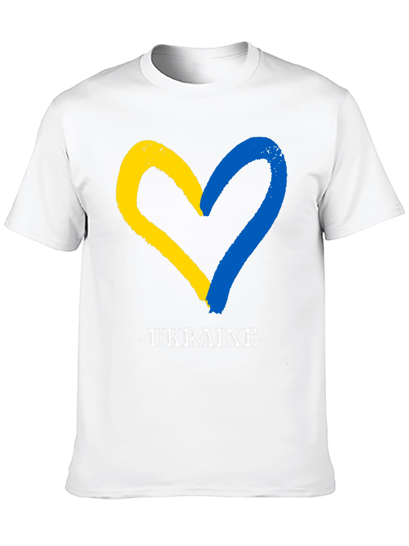 Ukraine Heart Flag T-Shirt