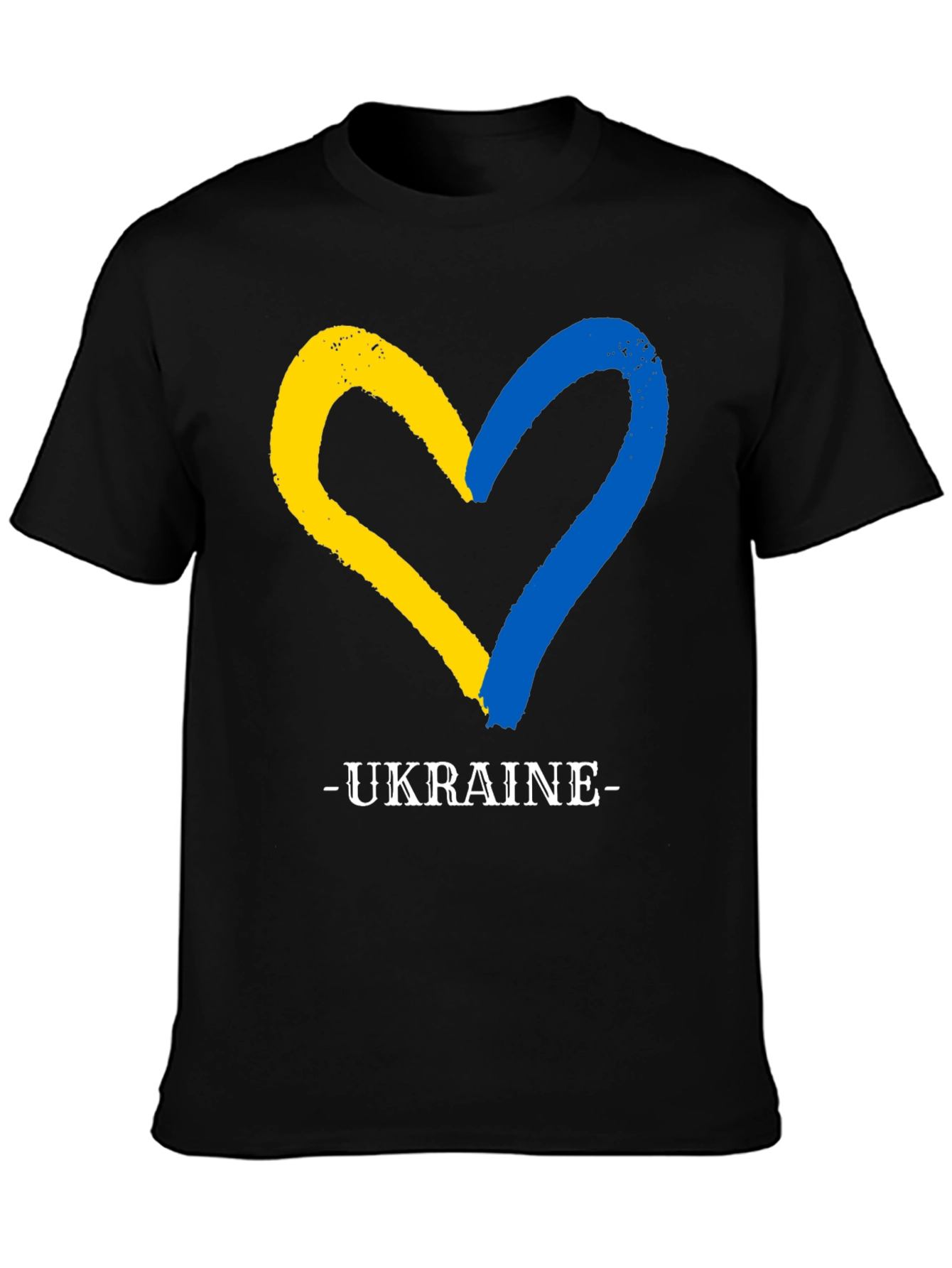 Ukraine Heart Flag T-Shirt