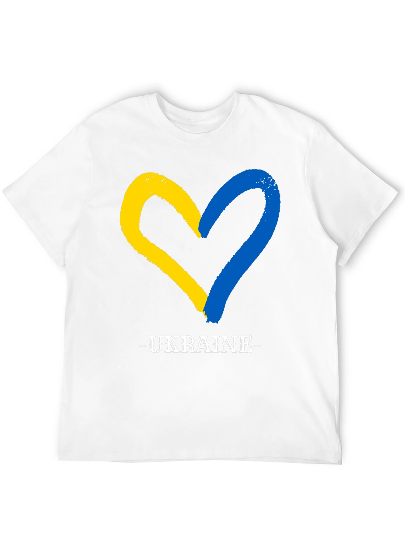Ukraine Heart Flag T-Shirt