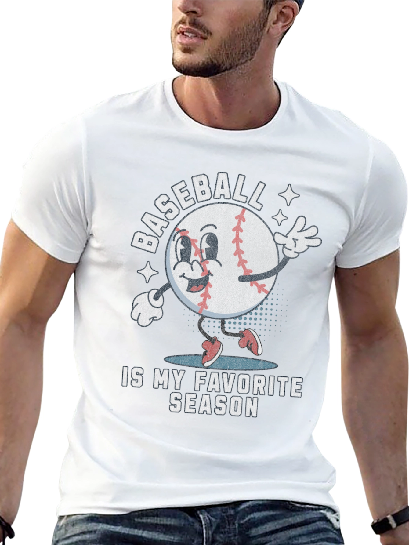 Baseball My Favorite Season Graphic Tee