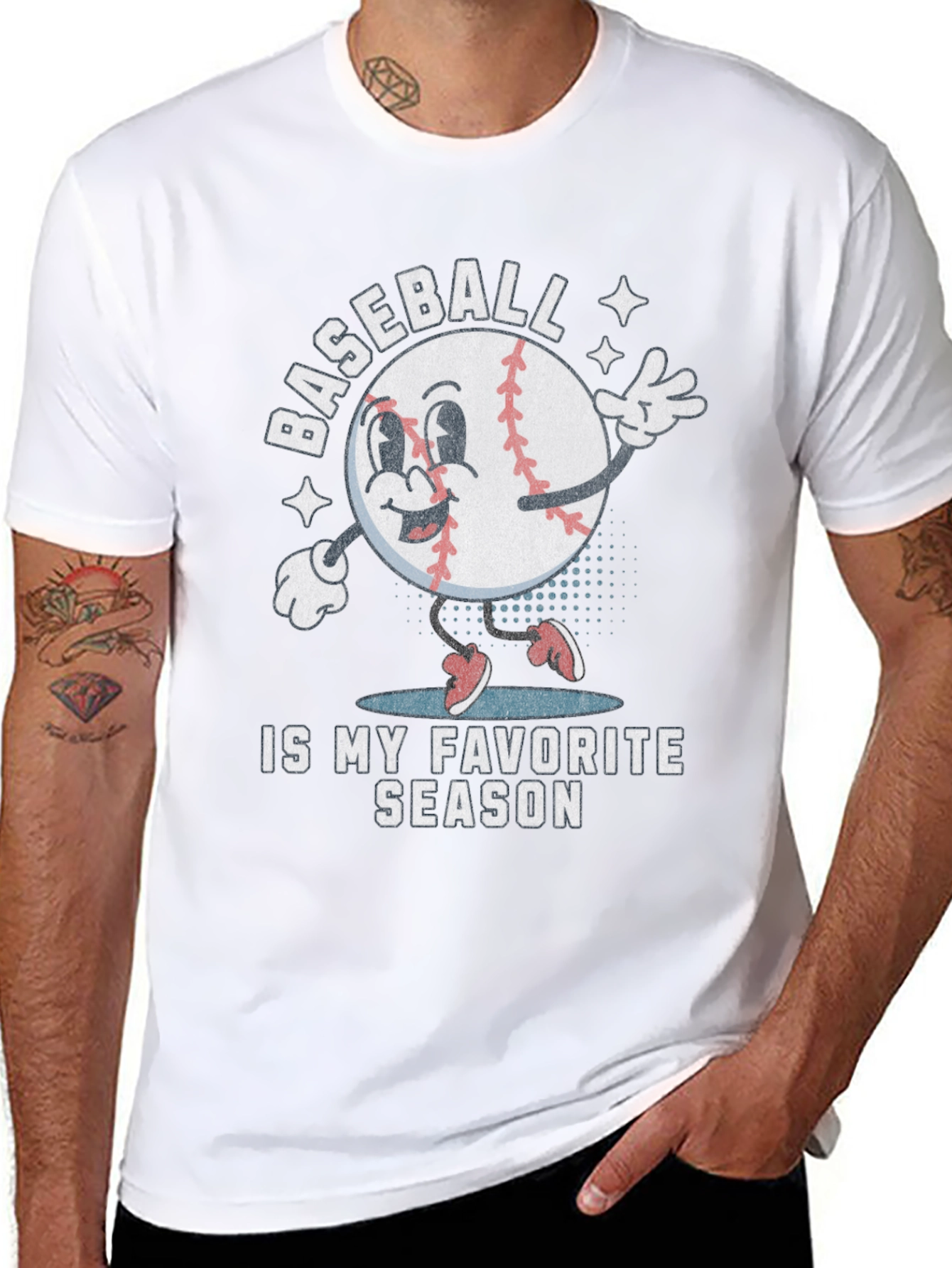 Baseball My Favorite Season Graphic Tee